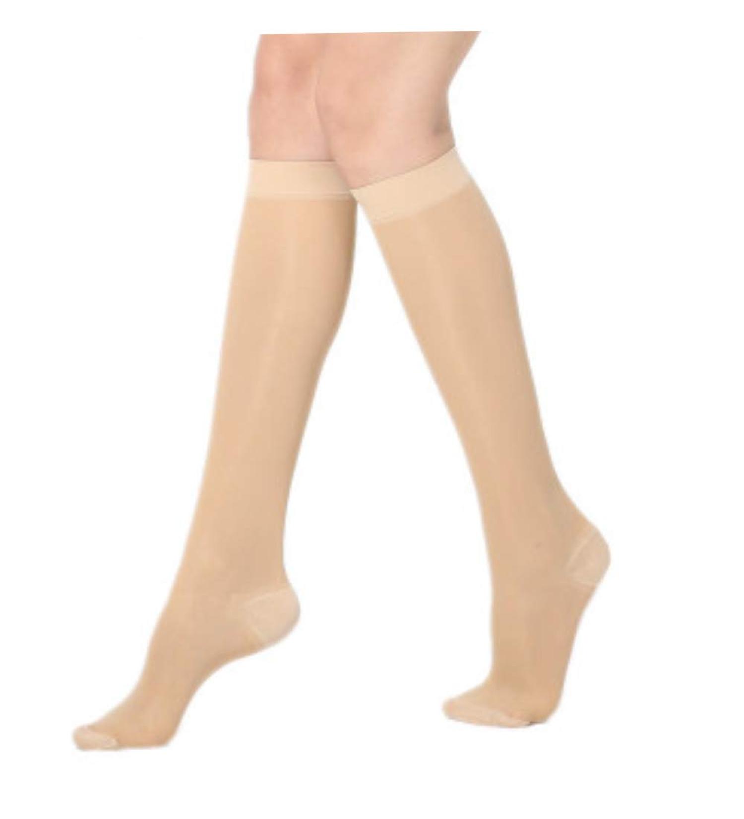 Buy Sheer Compression Socks 15-20 mmHg | Support Stockings & Hose - Nude L/XL for Ultimate Comfort - Buy Online on GoSupps.com