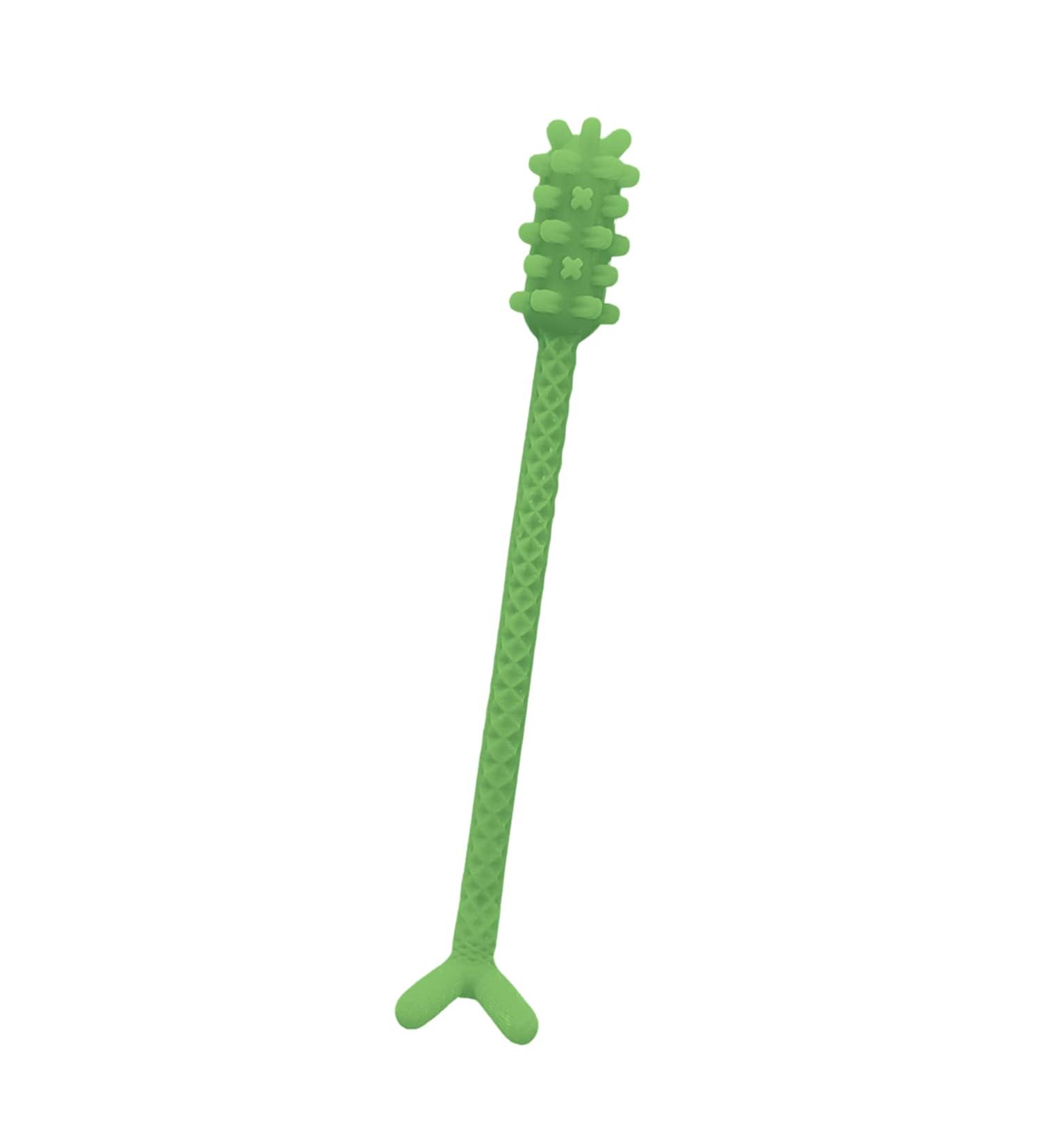 Denture Dart V3 - Denture Adhesive Removing Toothbrush (Green) - Buy Online on GoSupps.com