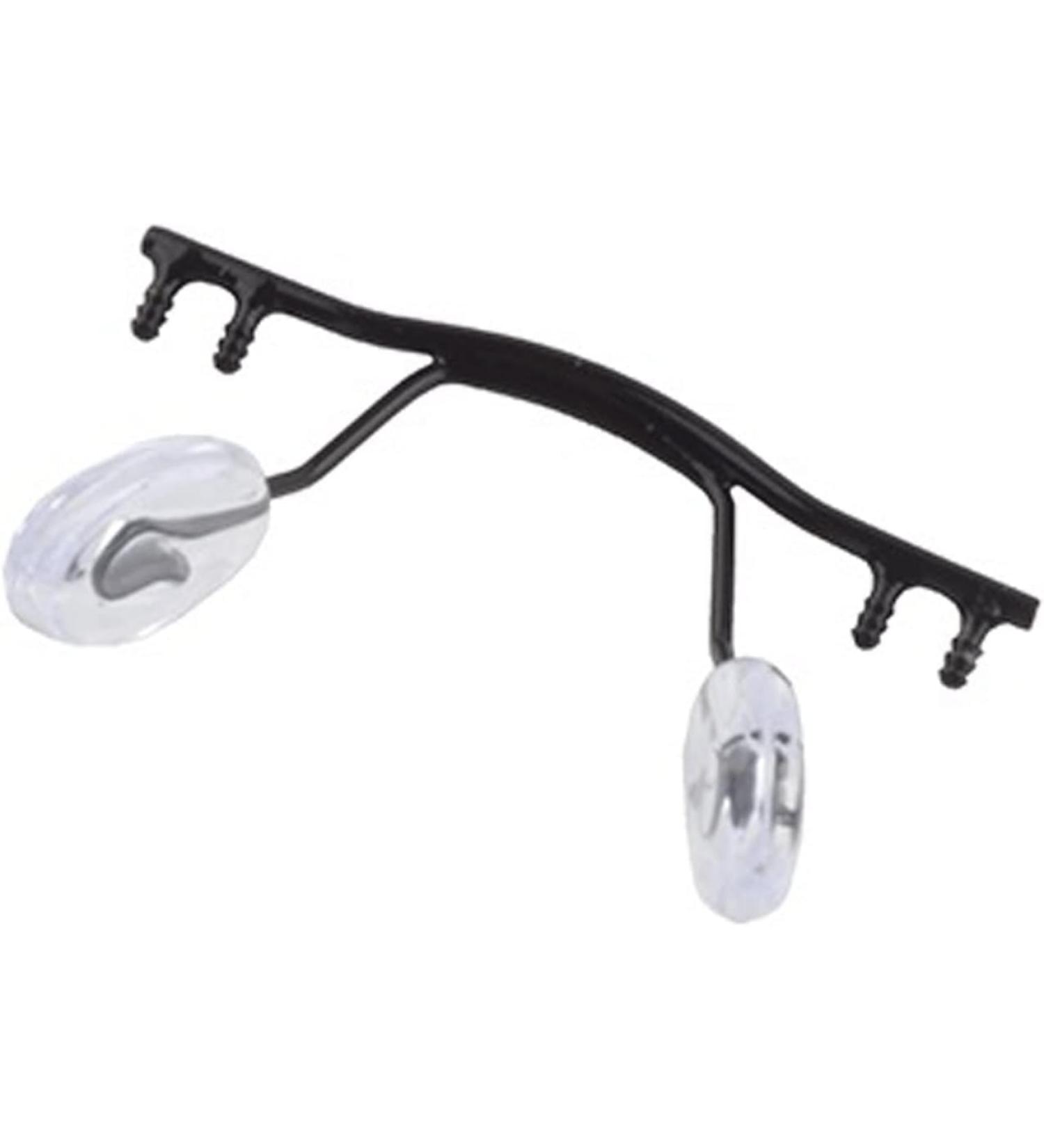Mayabi Metal Replacement Nose Bridge - 5 Pieces Glasses Brick Set Borderless Frame Stainless Steel with Nasal Cushion in Gun & Svart Color - International Shipping Available - Buy Online on GoSupps.com