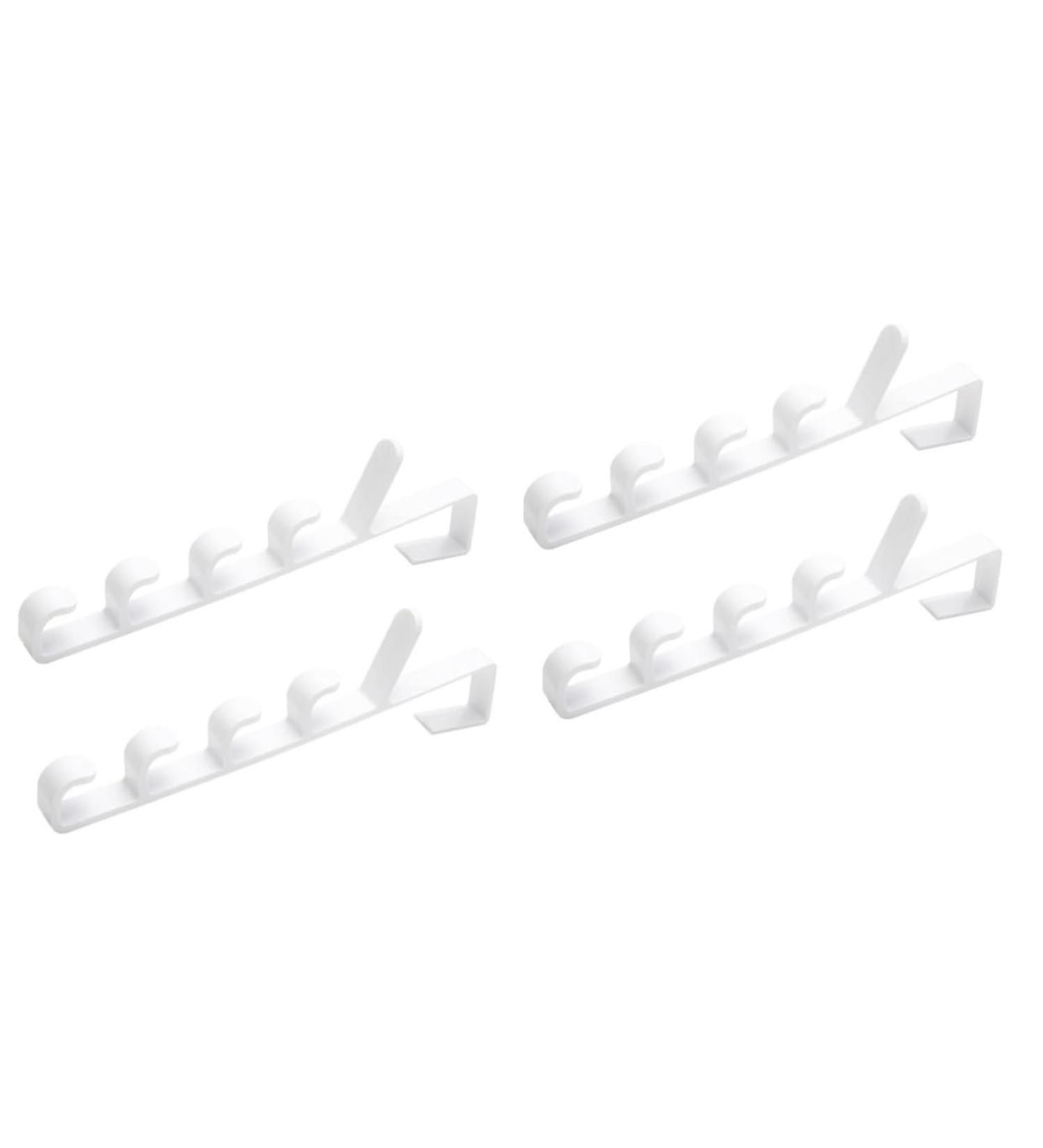 Baluue 4 pcs Plastic Hooks for Hanging Towel Hook Hanging Rack Multifunctional Hooks Plastic Hanger Hook 2pcsx2pcs Whitex2pcs - Buy Online on GoSupps.com