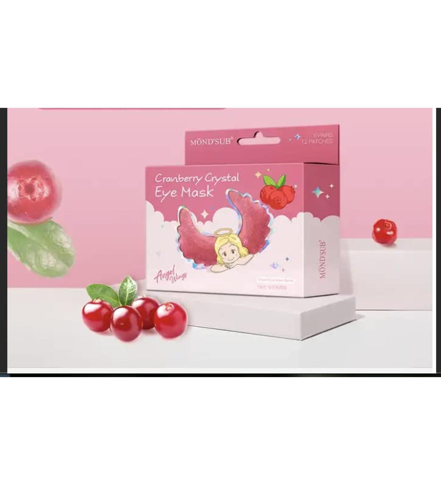 Eye Mask Patches Cranberry Extract/Reduce Wrincles MOISTURISING - Buy Online on GoSupps.com