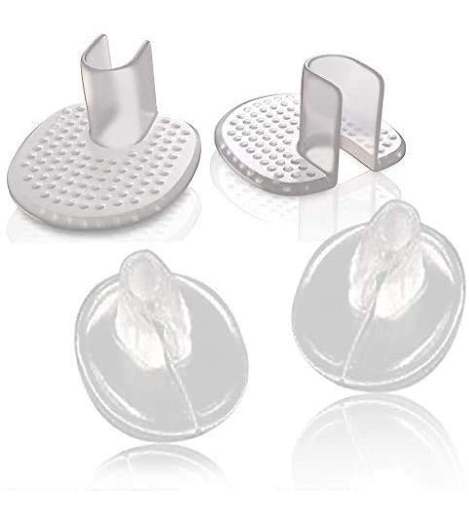 Toe Protector Gel Cushion for Flip Flops & High Heels - Blister Protection Set of 4 - Transparent - Buy Online on GoSupps.com