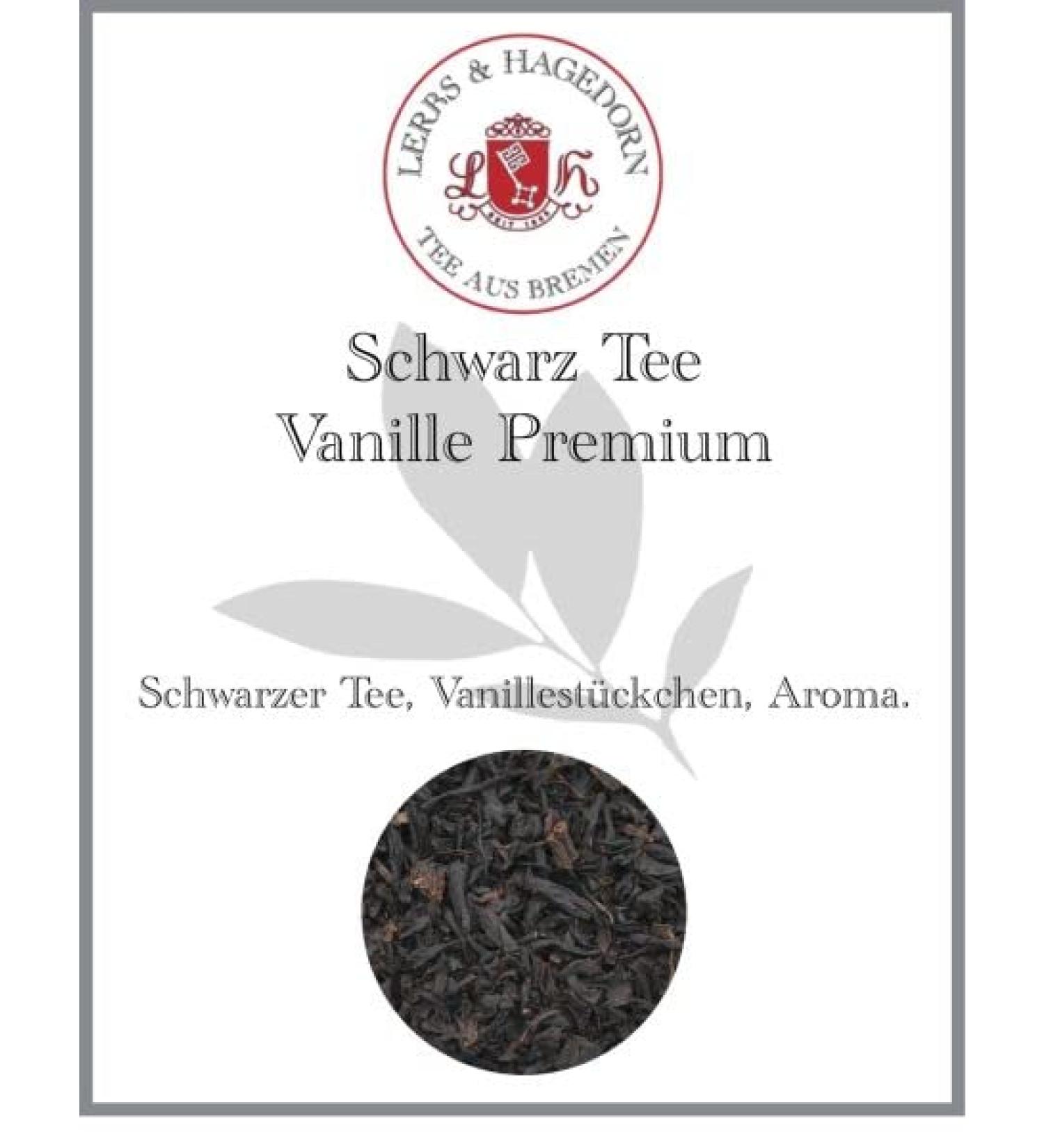  Lerbs & Hagedorn Premium Vanilla Black Tea 1 kg - Buy Online on GoSupps.com