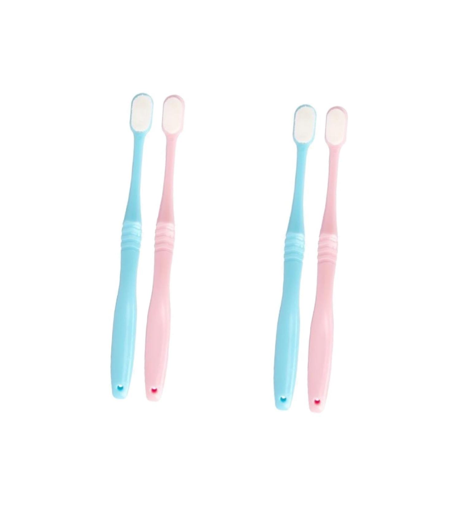 Buy Gatuida 4-Piece Ultra-Soft Hair Toothbrush Set - Small Head Delivery Toothbrush for Maternity Care from Japan | Superfine Quality for Gentle Oral Hygiene - Buy Online on GoSupps.com