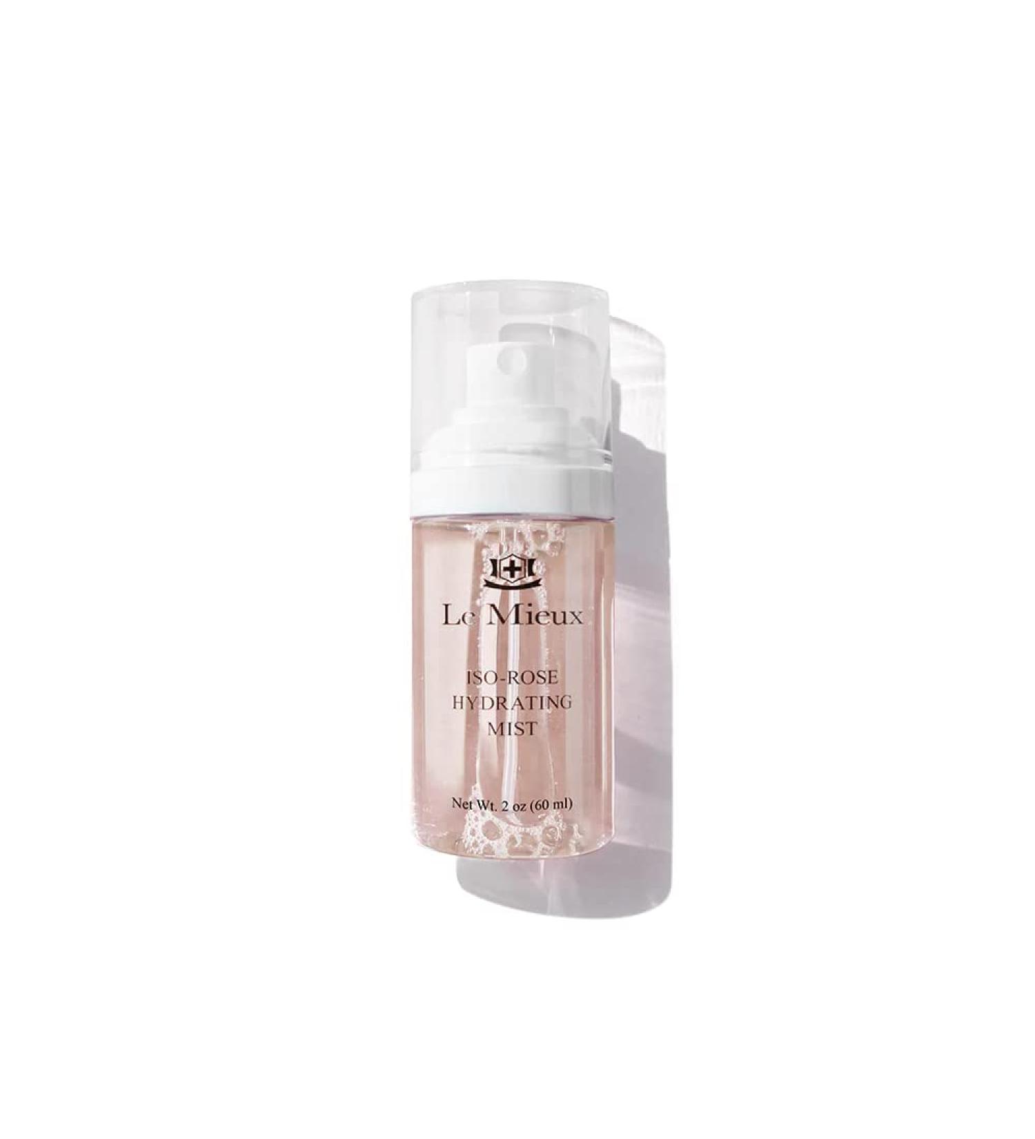 Le Mieux Skincare Iso Rose Hydrating Mist - Hydrating Face Mist with Bulgarian Rose Water for Soothing Dry Skin (2 oz) - International Shipping Available - Buy Online on GoSupps.com