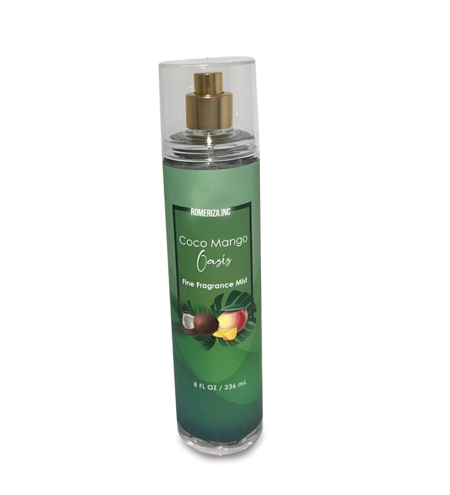 Coco Mango Fragrance Mist Body Spray for Women Flowers & Fruits Clean Refreshing Perfume and Surprising Scents Gift 8 Fl Oz
