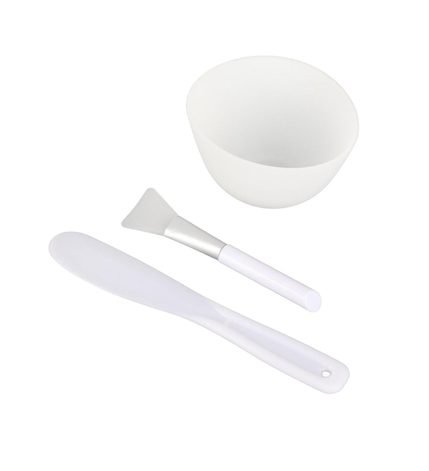 Sonew Face Mask Mixing Bowl Set | DIY Clay Mask Kit with Silicone Bowl Brush & Spatula | Home Salon Essentials - Buy Online on GoSupps.com