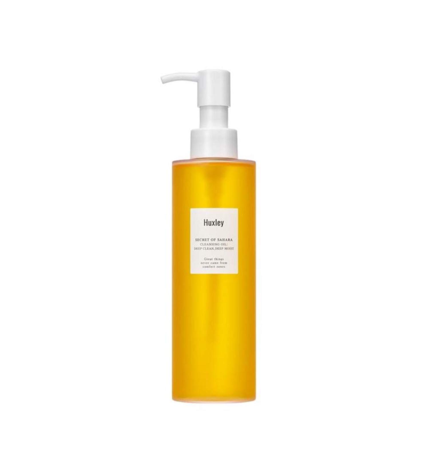 Huxley Secret of Sahara Cleansing Oil 6.76 fl oz | Korean Makeup Remover for All Skin Types - Buy Online on GoSupps.com