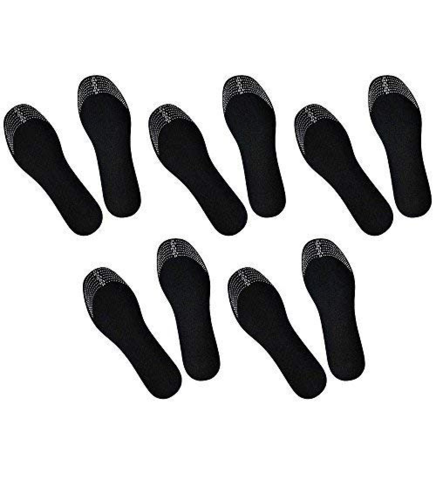 5 Pairs of Wetness and Odor Absorbing Activated Charcoal Shoe Insoles to Naturally Kill Off Smelly Cause by Emerge Therapeutics TM