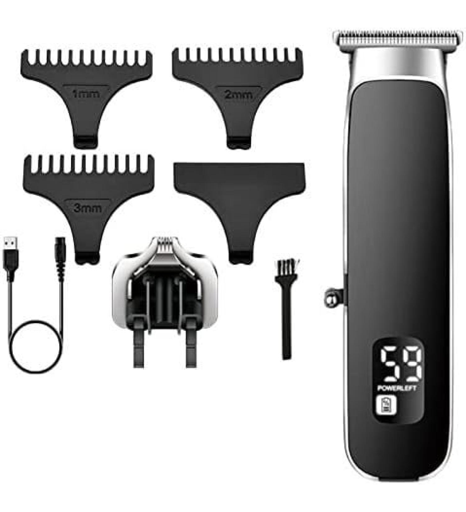 Buy KM1893 Hair Clippers for Men - USB Rechargeable Electric Hair Trimmer with Digital Display | Best Barber Shop Hair Cutting Tools - Buy Online on GoSupps.com