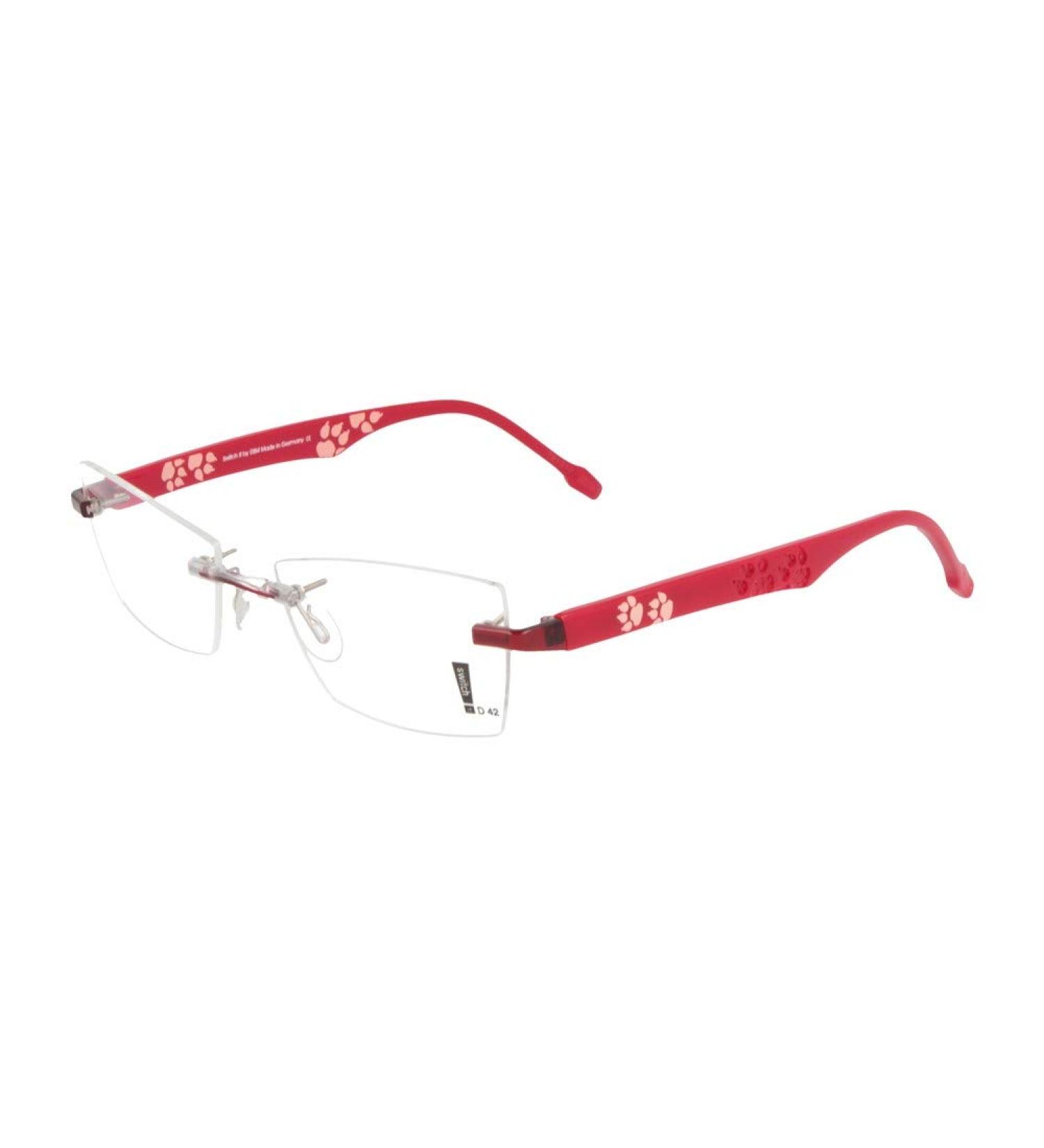switch it set Combi 2315A interchangeable bracket set in red paw print inside and outside