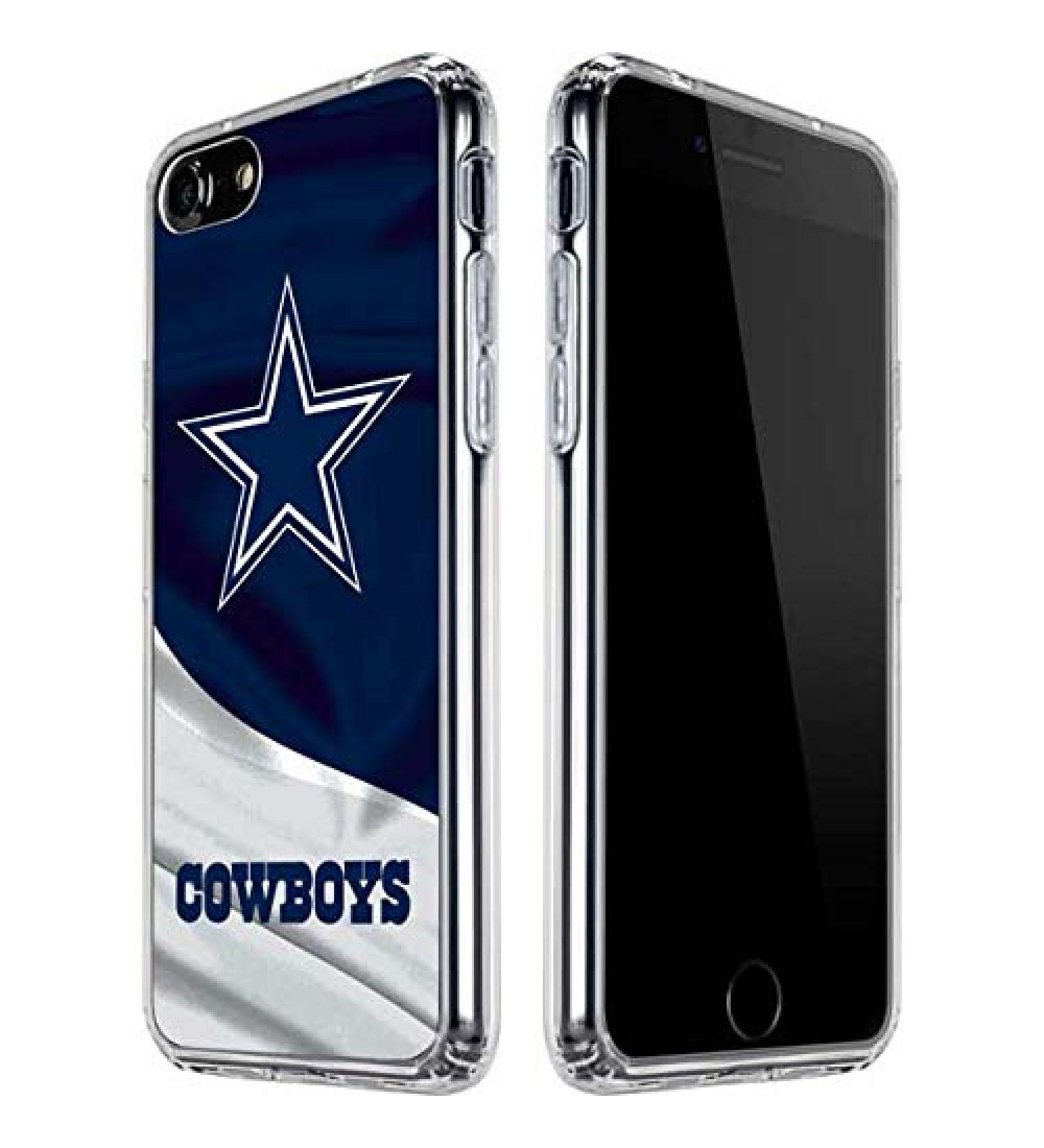 NFL Dallas Cowboys iPhone SE Clear Phone Case | Officially Licensed Design - Buy Online on GoSupps.com