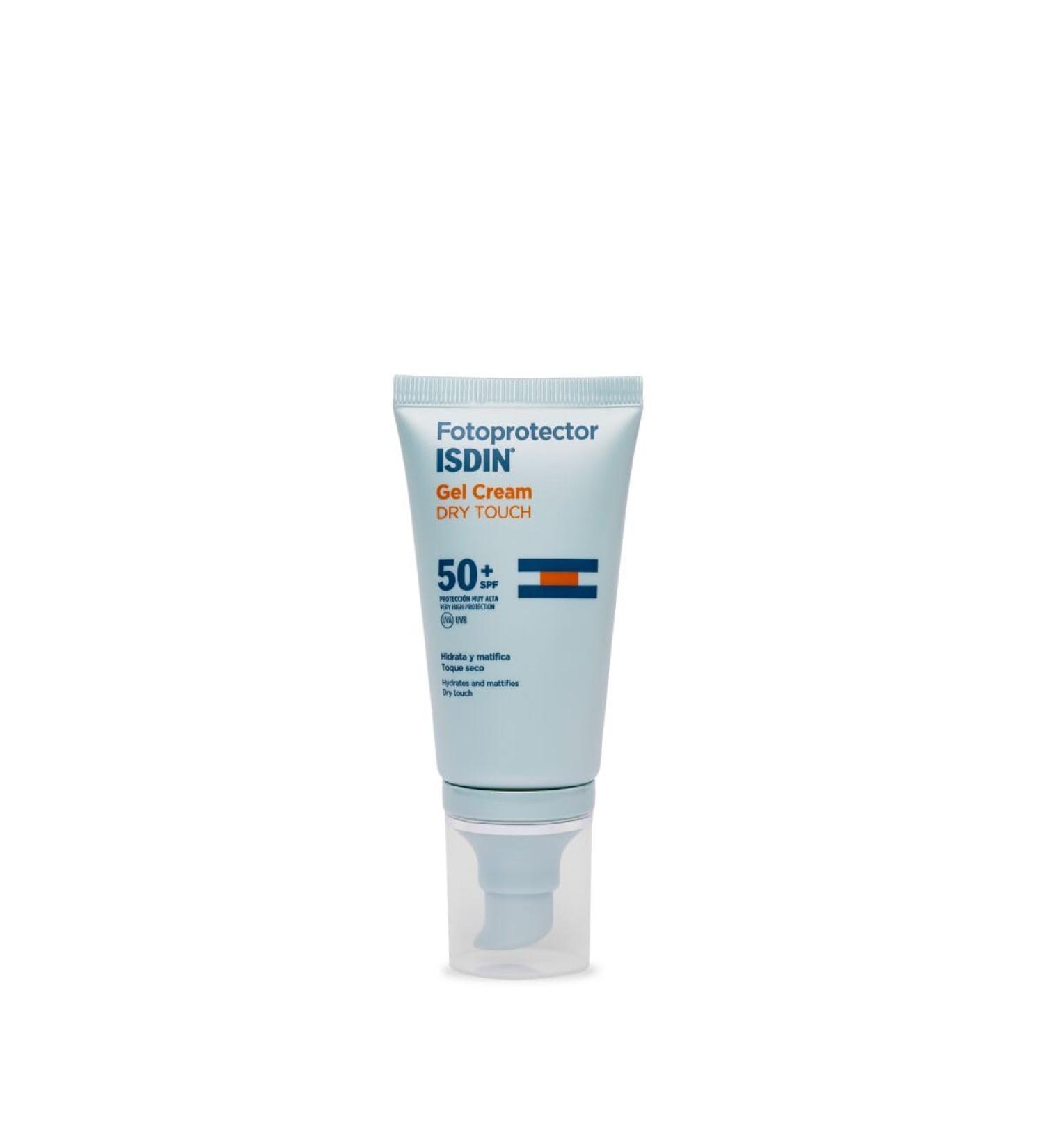 Fotoprotector ISDIN SPF-50 + TOUCH DRY GEL-CREAM 50 ML - Buy Online on GoSupps.com