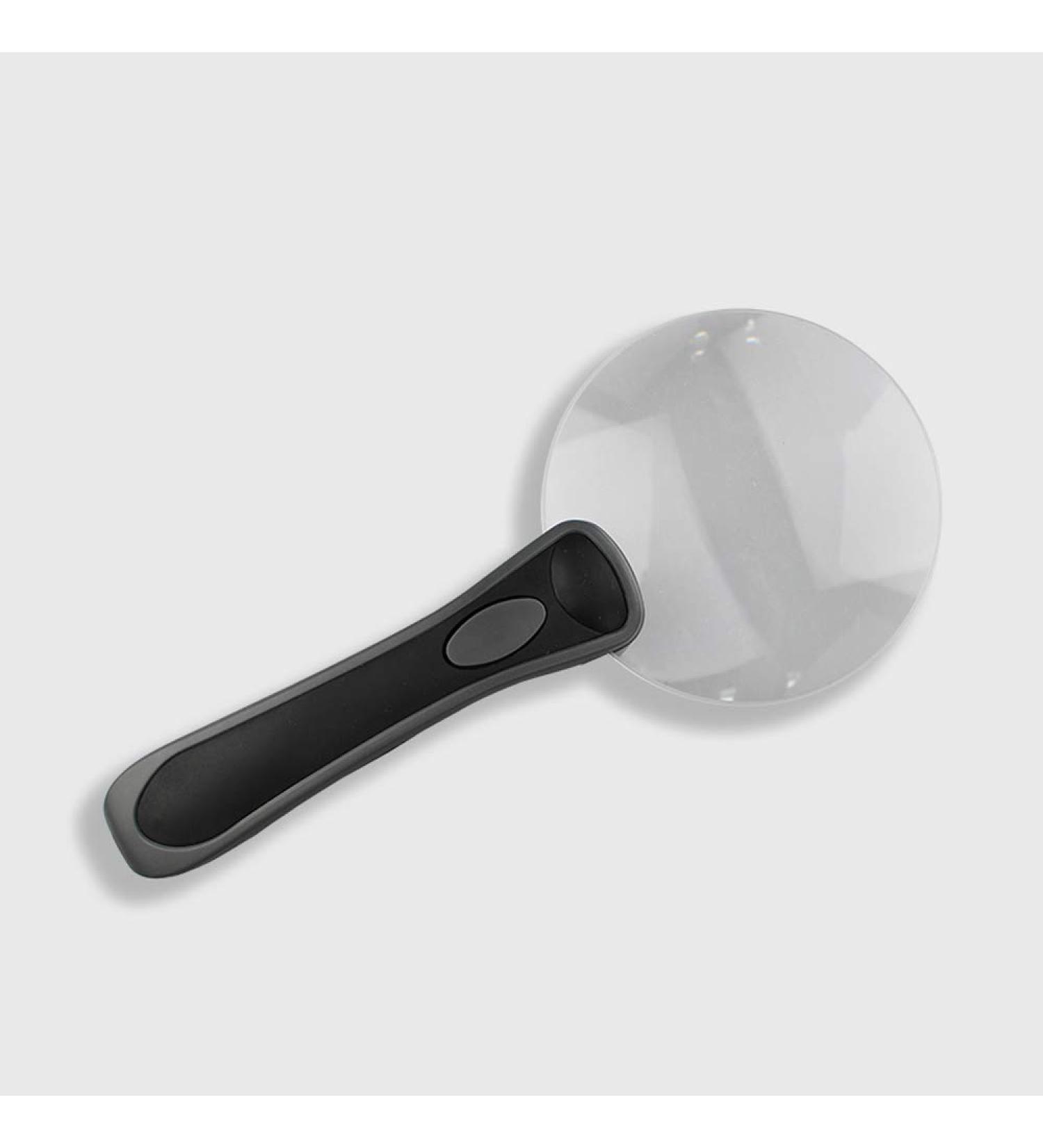 Magnifiers Lighted Reading Magnifier Lightweight Borderless Magnifying Glass Compatible with Reading Vials Macular Degeneration Reading Aids - Buy Online on GoSupps.com