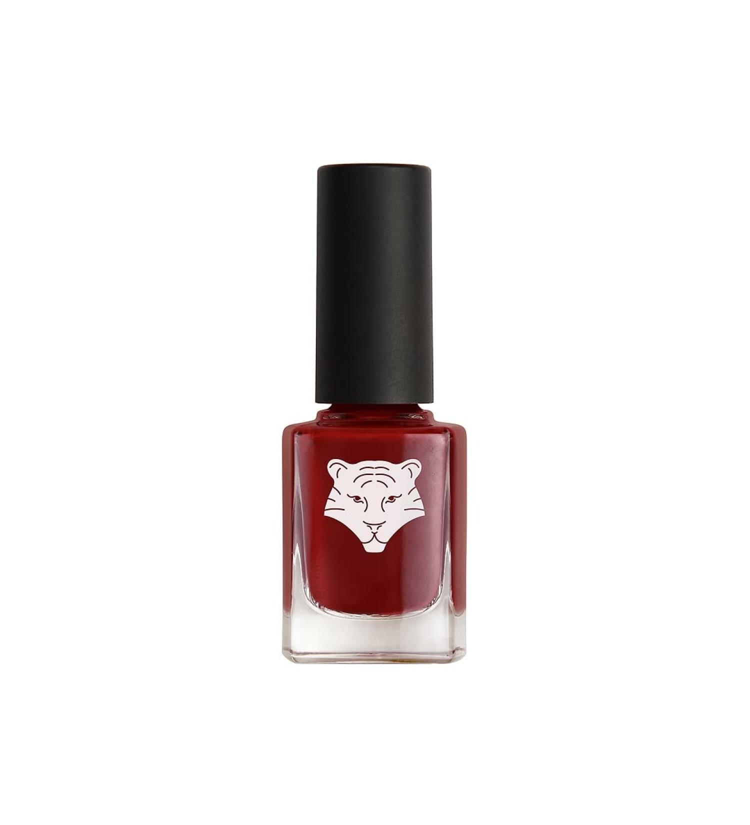 All Tigers Play With Fire Natural & Vegan 207 Nail Varnish 11 ml Bordeaux Red