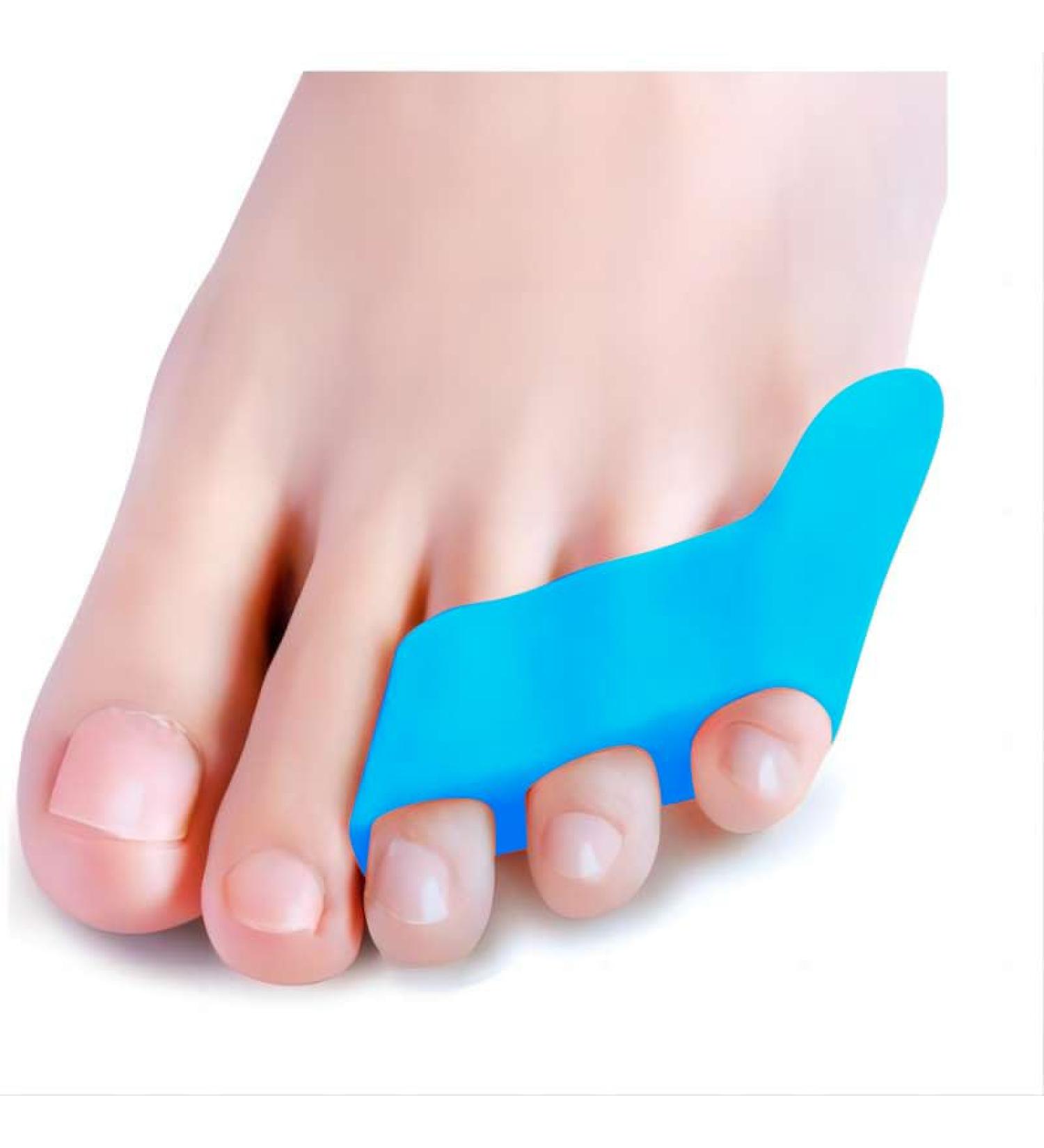 Carolhome Pinky Toe Separator 10 Pack - Gel Bunion Pads & Protectors for Pain Relief | Tailor s Bunions & Overlapping Toes (Blue) - International Shipping - Buy Online on GoSupps.com