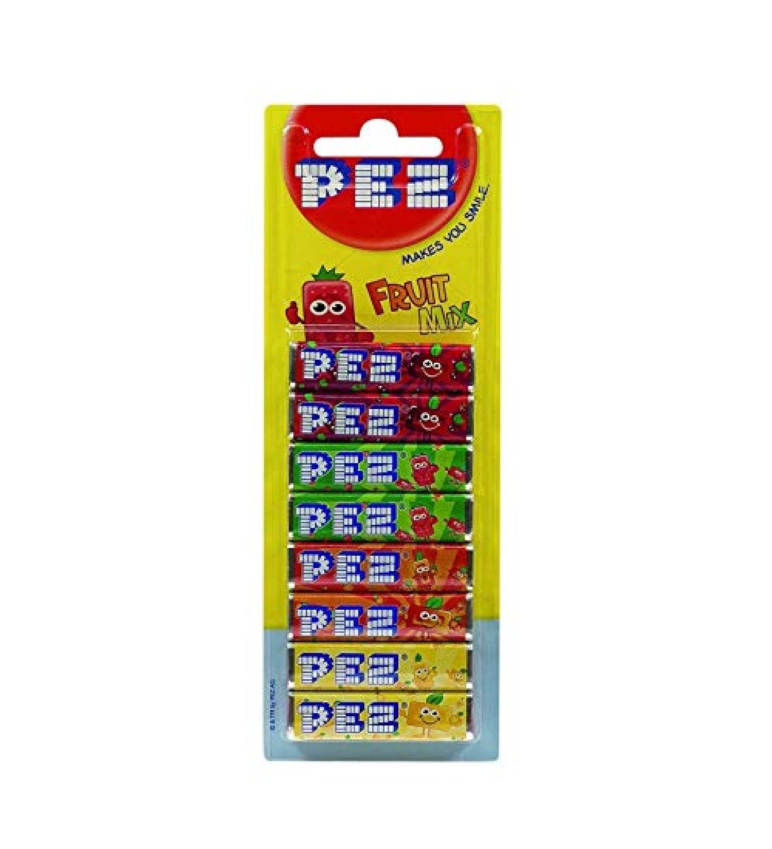 Pez Pack of 8 Fruit Refills 68 g Pack of 3 - Buy Online on GoSupps.com