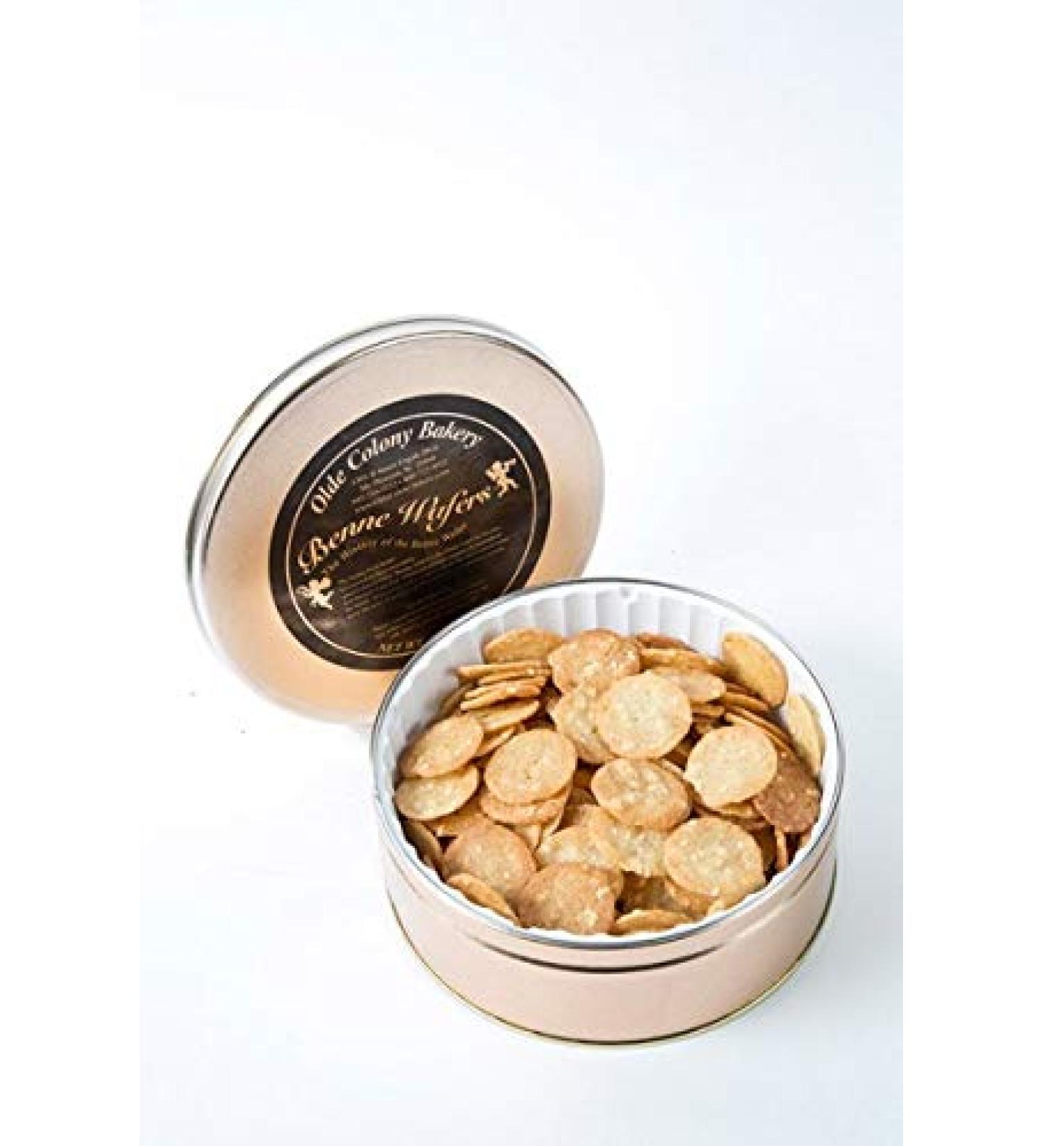 Olde Colony Bakery Benne Wafer Tin - Crispy Southern Treats for Snacking and Gifting - Buy Online on GoSupps.com