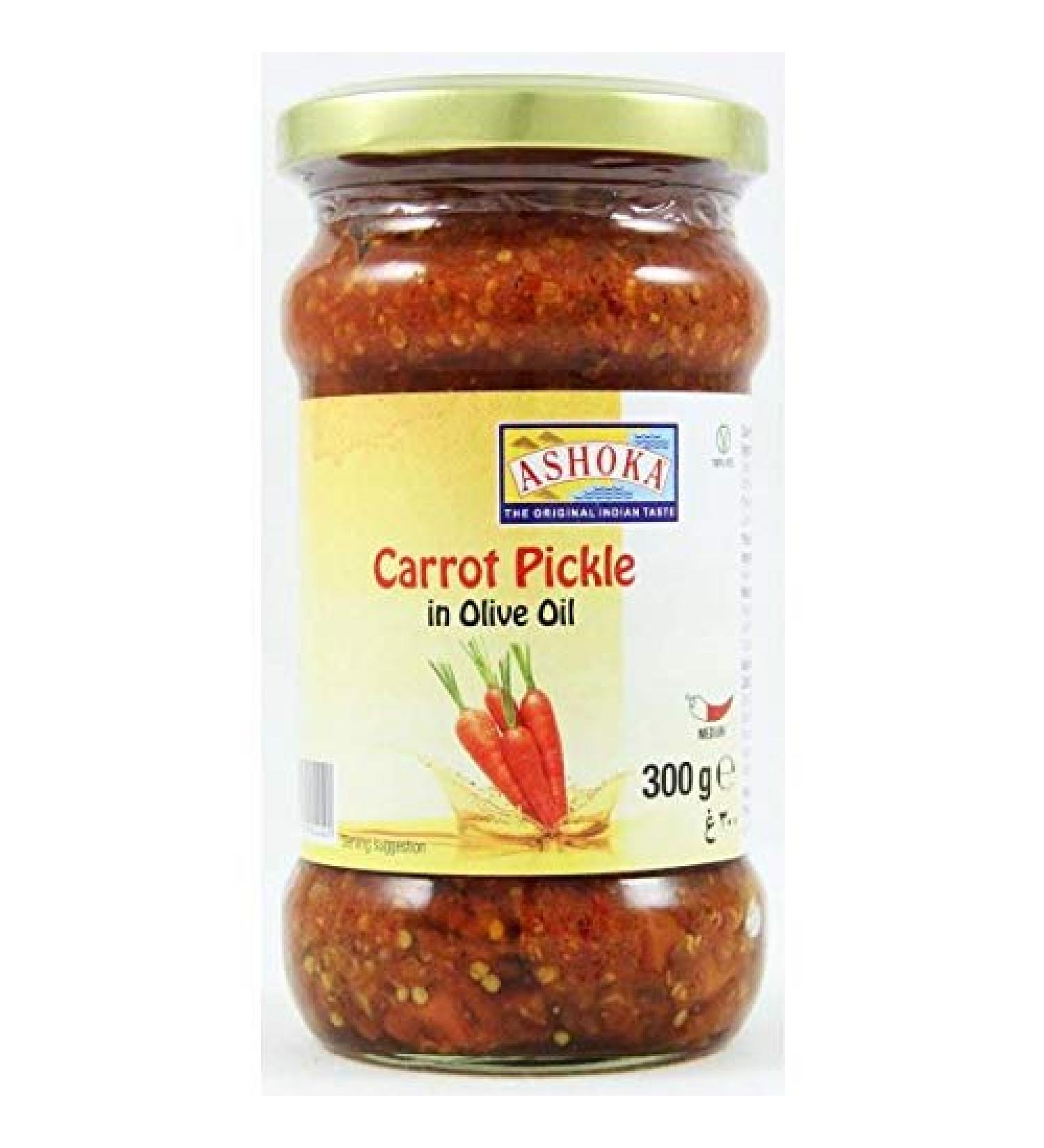 Ashoka Carrot Pickle in Olive Oil 300 g