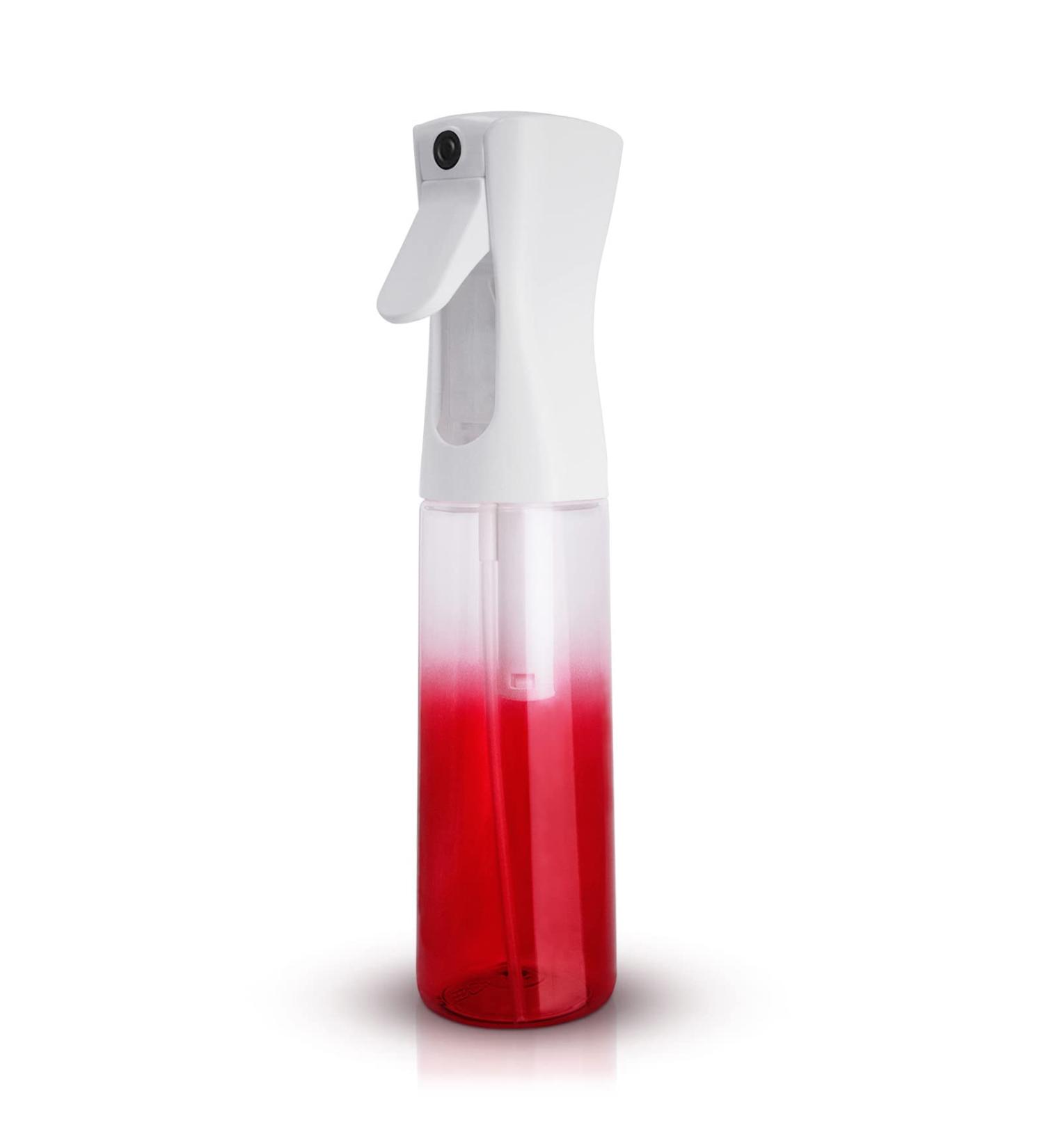GradientRed1 300ml Continuous Mist Spray Bottle for Curly Hair Styling - Refillable & Fine Mist Sprayer - Ideal for Cleaning & Misting Plants - Buy Online on GoSupps.com