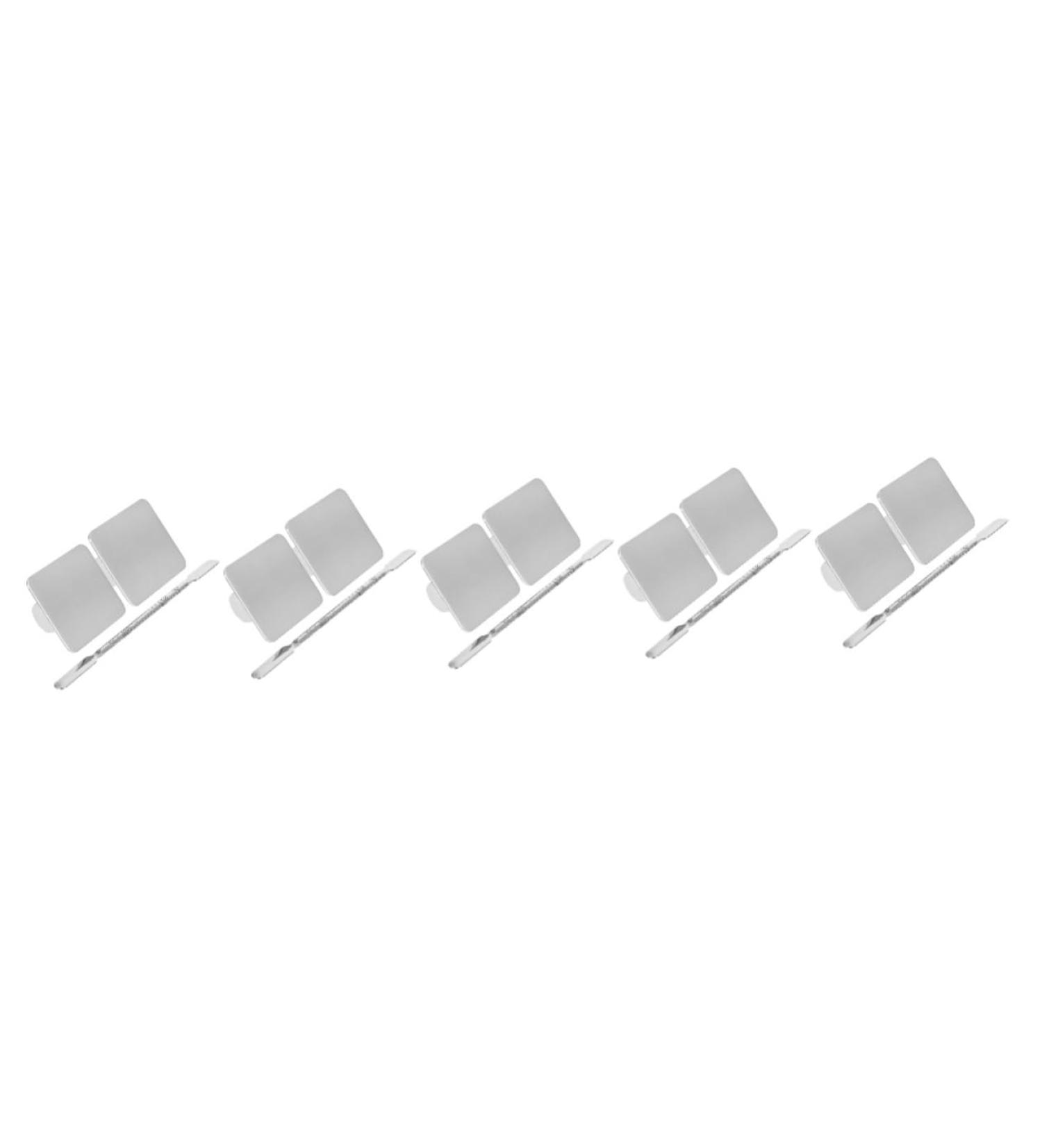 5 Sets Ring Palette Manicure Pigment Mixing Tool - Makeup Mixing Plates & Spatula for Perfect Cosmetic Blending - Buy Online on GoSupps.com