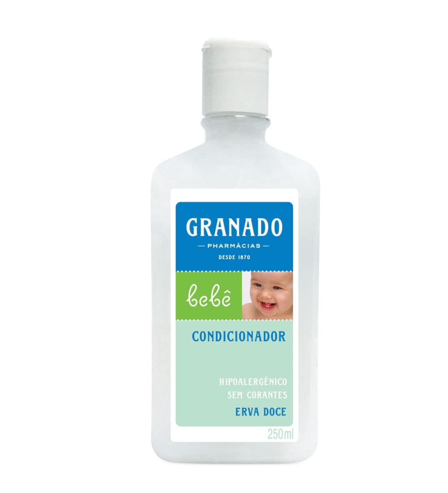 Linha Bebe Granado - Condicionador Bebe Erva Doce 250 Ml - (Granado Baby Collection - Fennel Baby Conditioner 8.5 Fl Oz)
