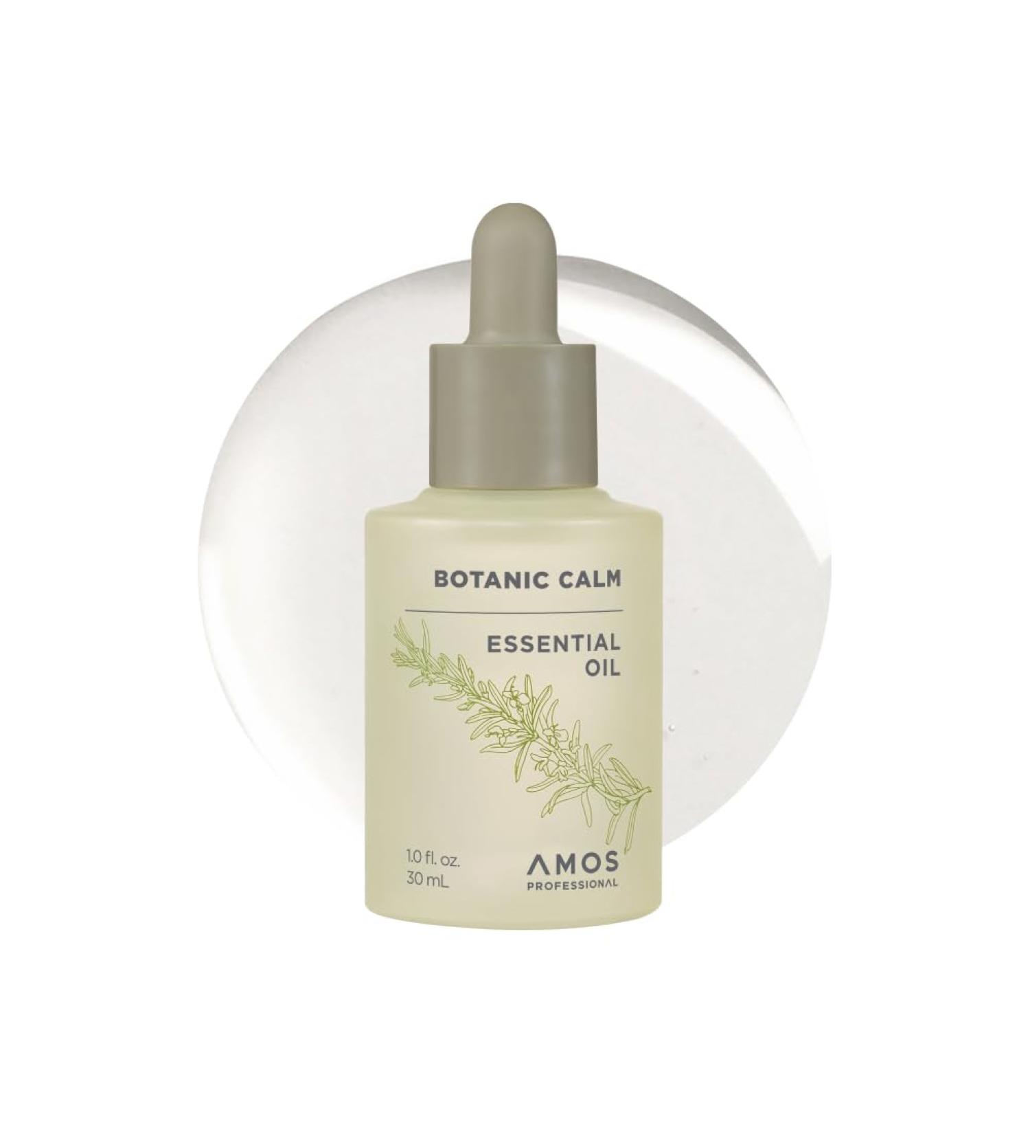 AMOS Professional Botanic Calm Essential Oil | Vegan Scalp & Hair Strengthening Oil with Rosemary for All Hair Types - 1.0 fl. oz | International Shipping Available - Buy Online on GoSupps.com
