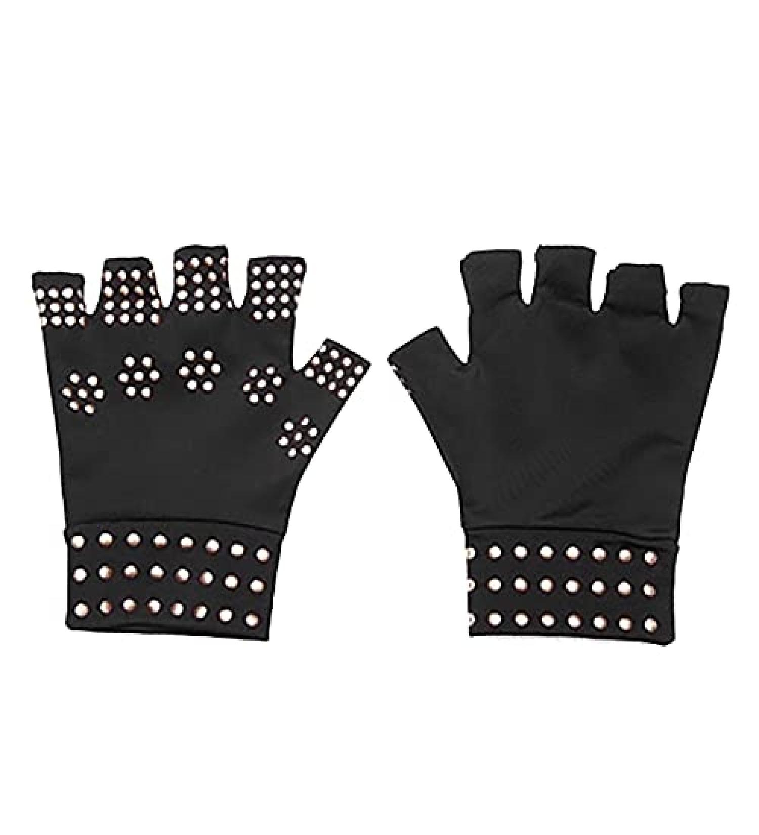 tesrgre Fingerless Compression Arthritis Pain Relief Support Magnetic Therapy Glove - Buy Online on GoSupps.com