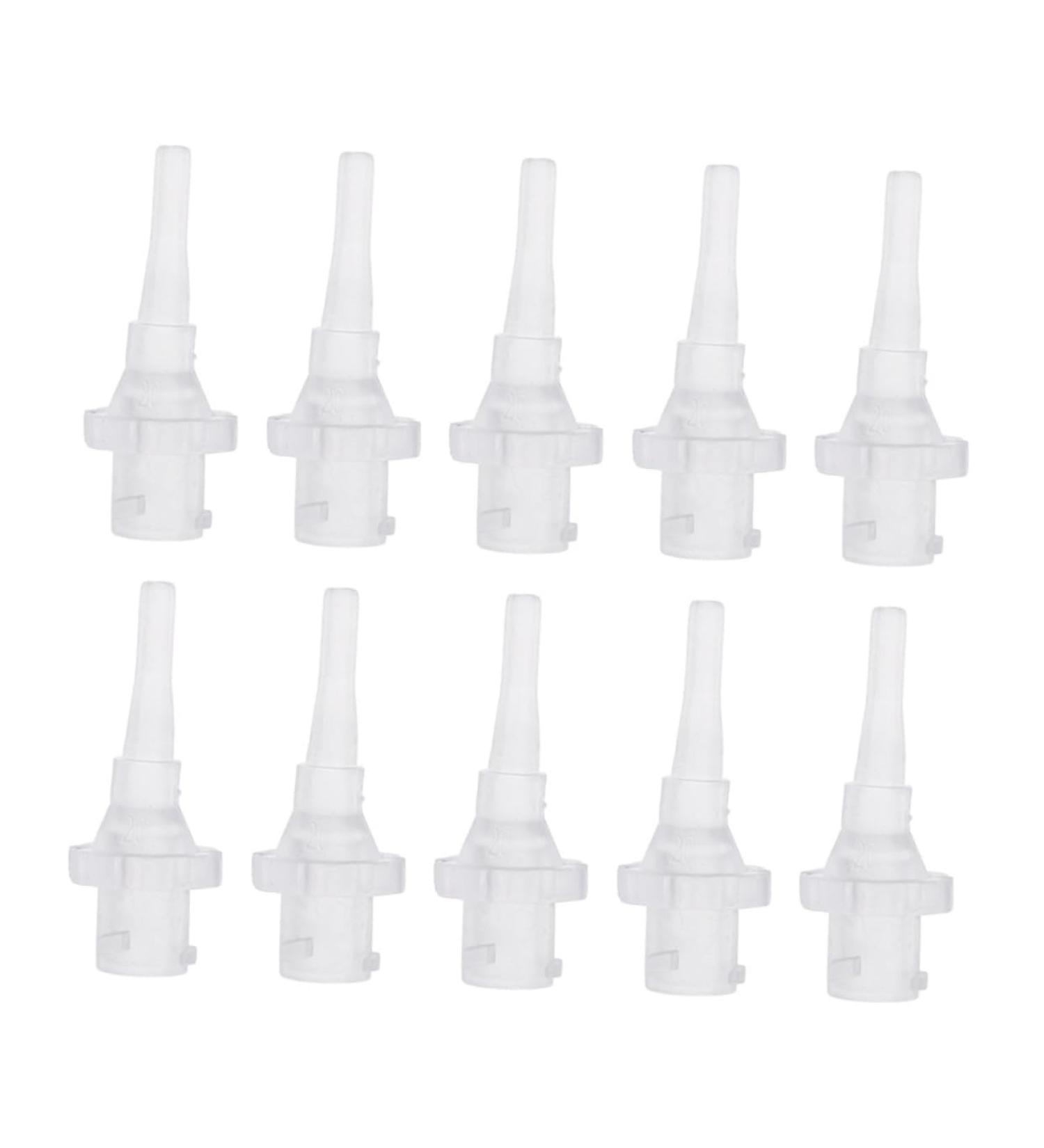 Outanaya 10pcs Ear Cleaning Disposable Tips for Ear Wash Systems Fit Nozzles Sturdy Material for Family Use Care Supply - Buy Online on GoSupps.com