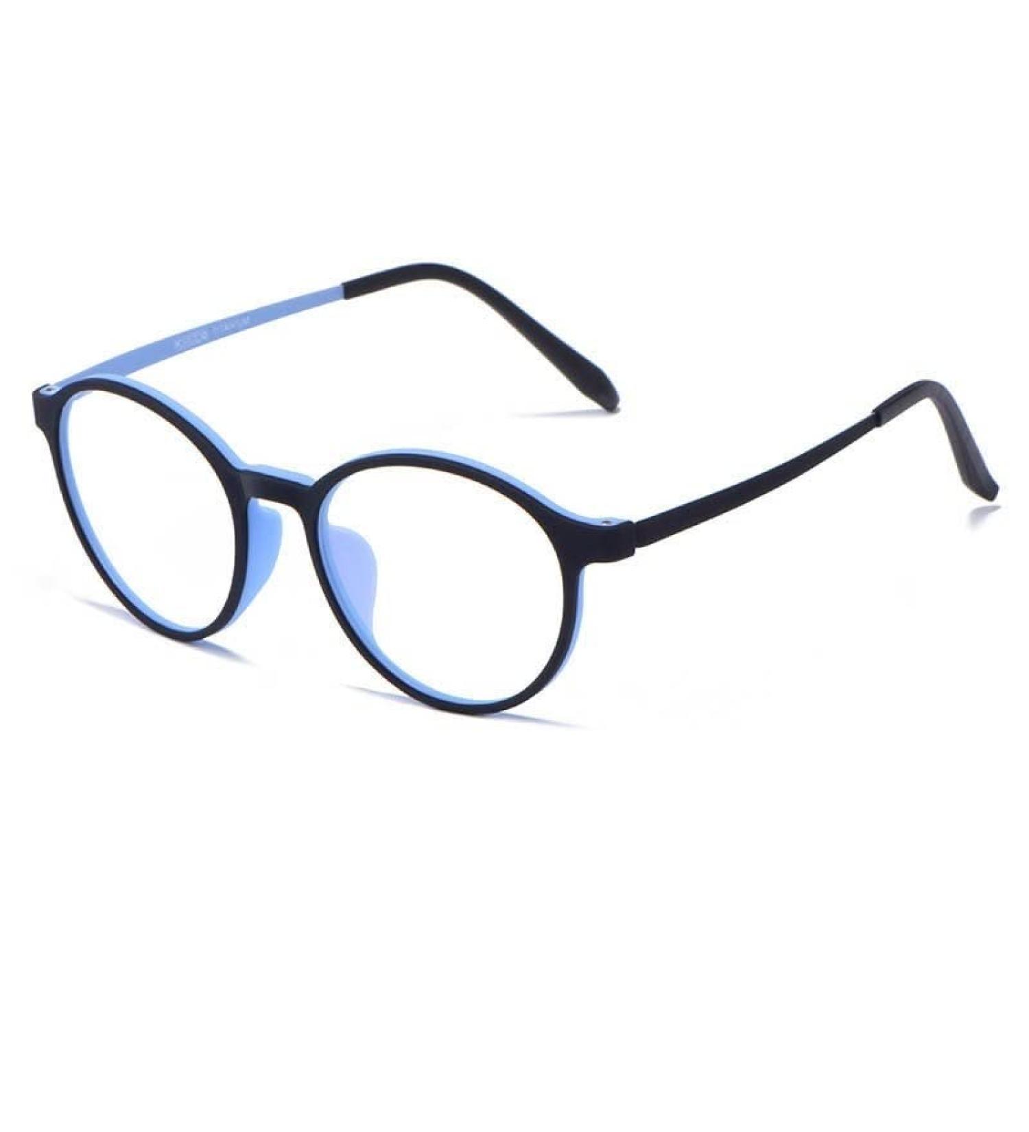 Zhuyiqz Retro Round Anti-Blue Light Reading Glasses for Women - C3 Color +0.00 Magnification - Stylish Eye Protection - Buy Online on GoSupps.com