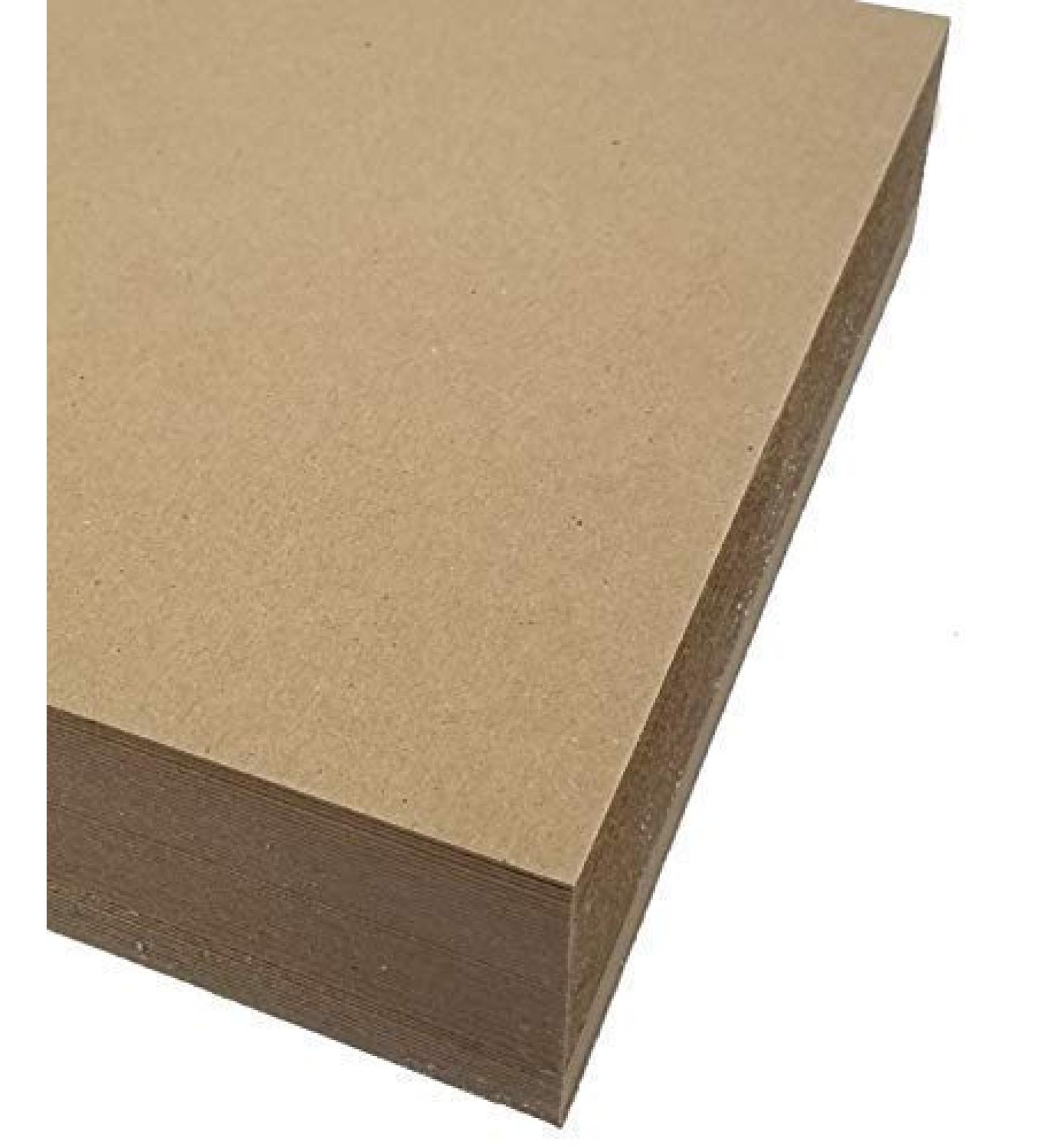 Chipboard 100% Recycled - Made in USA - 100 Pack (8.5"x11" 30pt)
