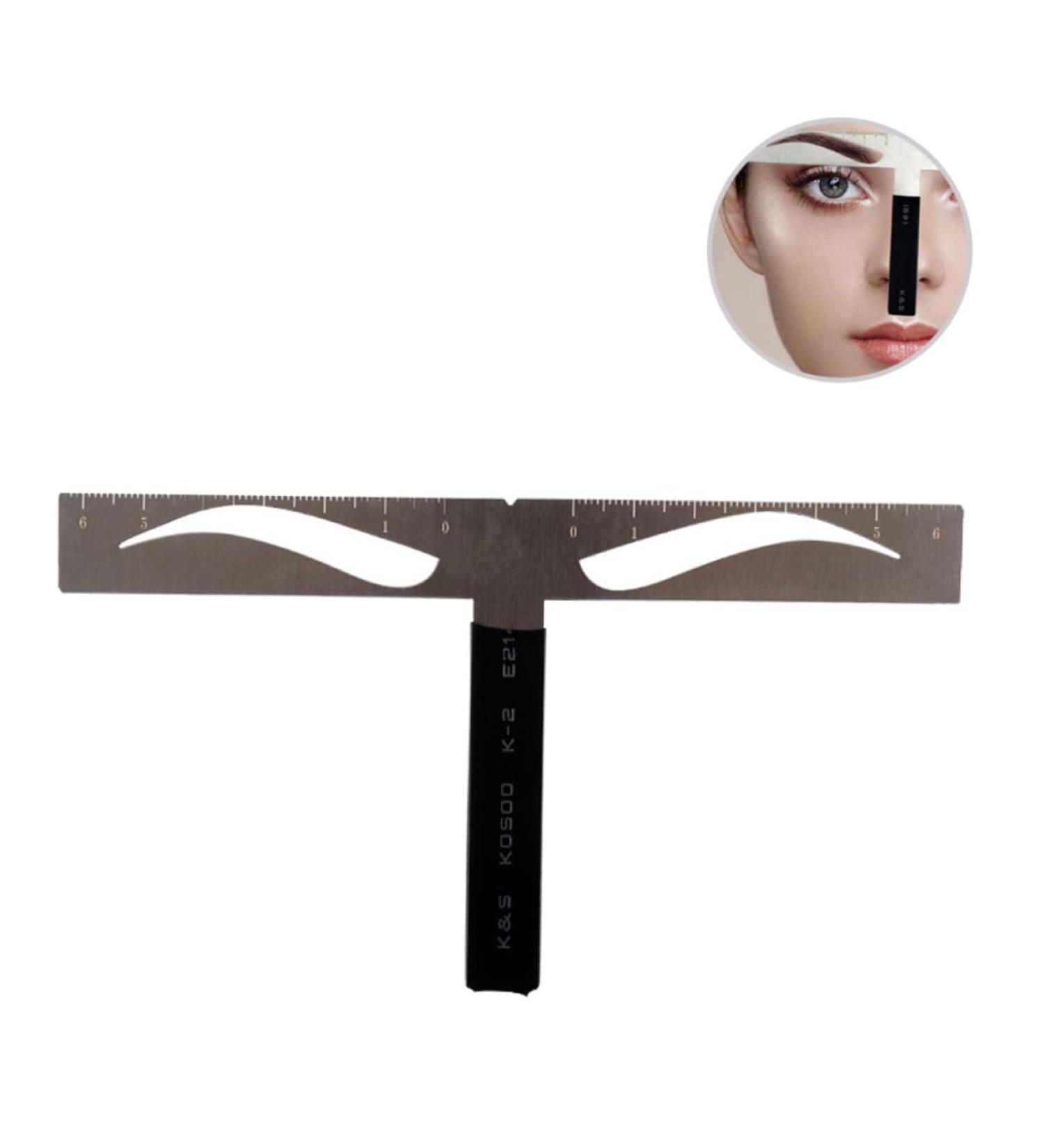 Mikinona Stencil Caliper for Kit Reusable Professional Eyebrows Positioning Three-point Balance Classic - Buy Online on GoSupps.com