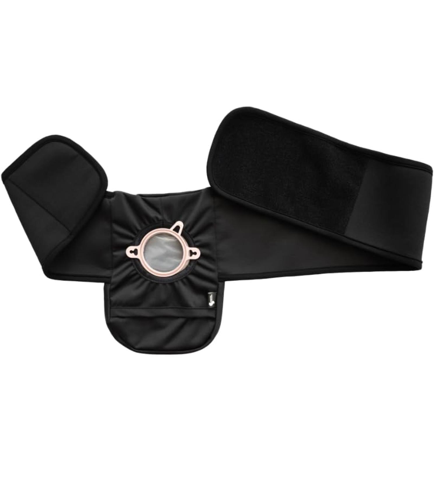 Elastic Ostomy Belt - Water Resistant Support | Medium 6x9 Fits Waist 32-36 | Comfortable Everyday Wear (Black - Buy Online on GoSupps.com