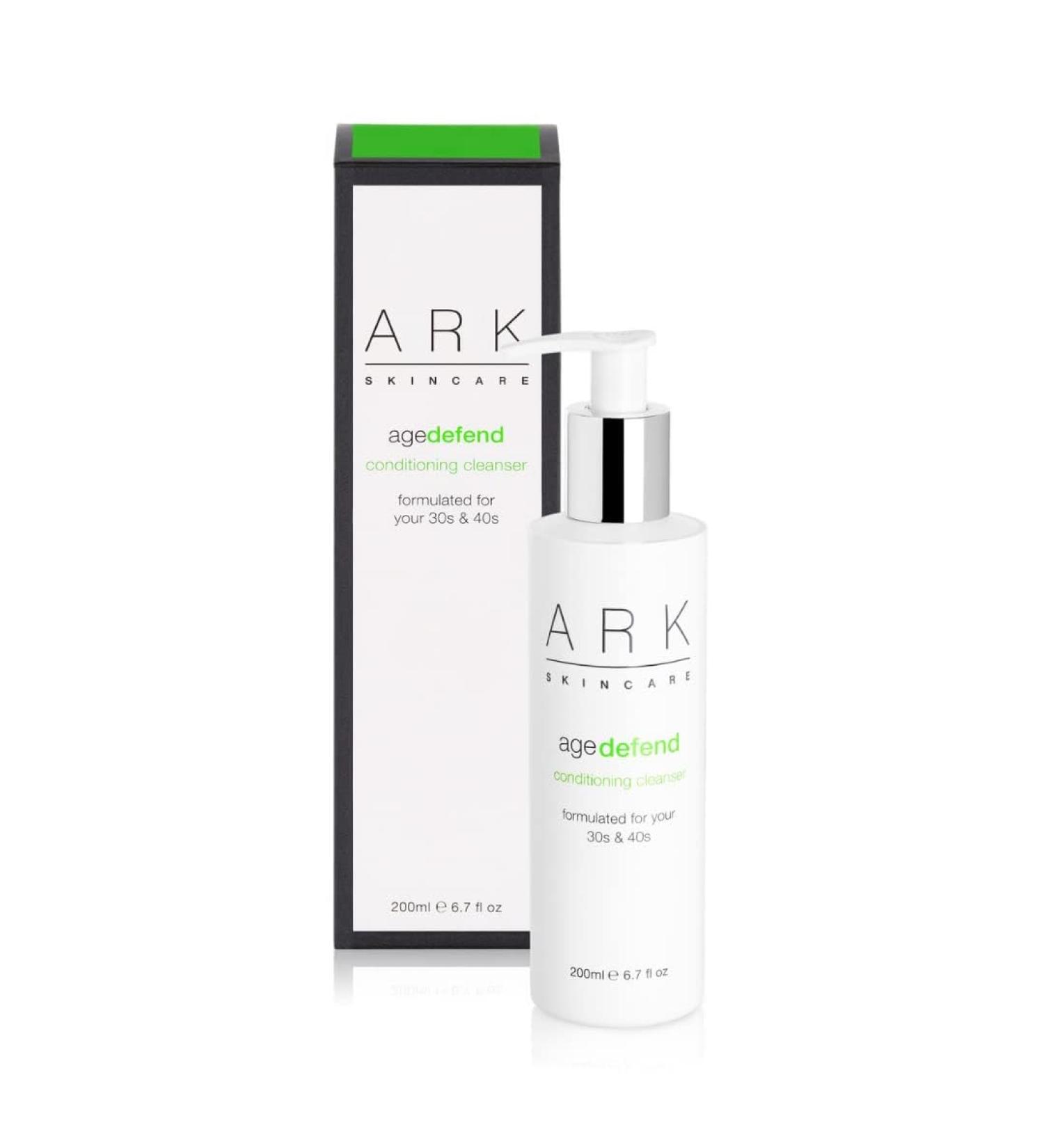 ARK Skincare Age Defend Conditioning Cleanser for use in your 30s & 40s suitable for Sensitive Skin with Antioxidants Kiwi & Vitamin A 200ml - Buy Online on GoSupps.com