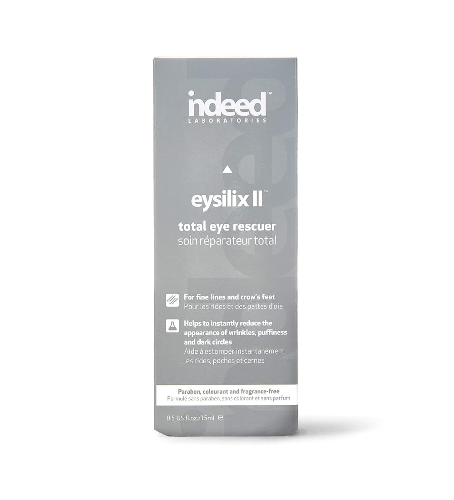 INDEED LABS Eysilix II Total Eye Rescuer - Moisturizing Anti-Aging Eye Cream 0.5 oz - Buy Online on GoSupps.com
