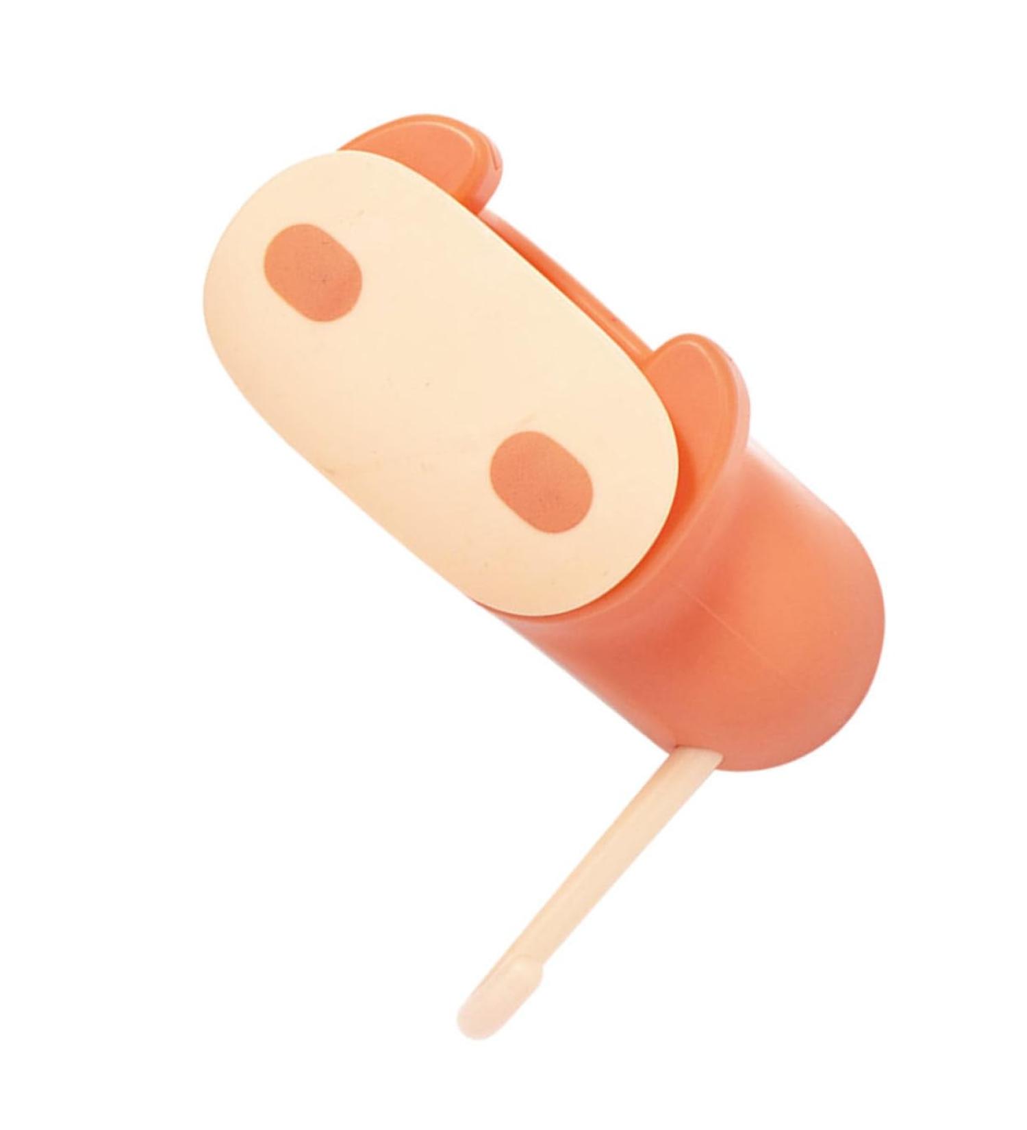 Garneck Wall-Mounted Mop & Broom Holder - No Punching Tool Organizer - Orange | Perfect for Bathrooms & Gardens | 10.40x5.00x4.50CM - Buy Online on GoSupps.com