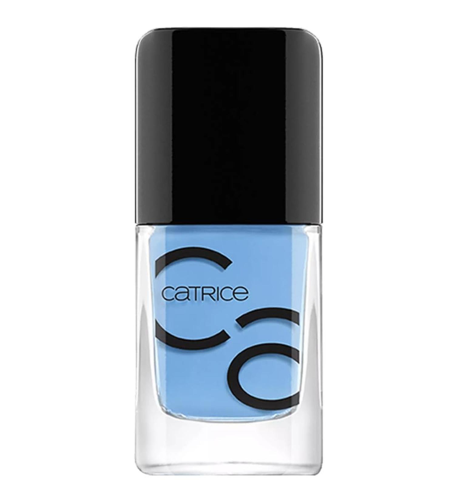 Catrice ICONAILS No. 117 Aqua Man-icure Blue Long-Lasting Shiny Acetone-Free Vegan Microplastic Particles Free (10.5 ml) - Buy Online on GoSupps.com
