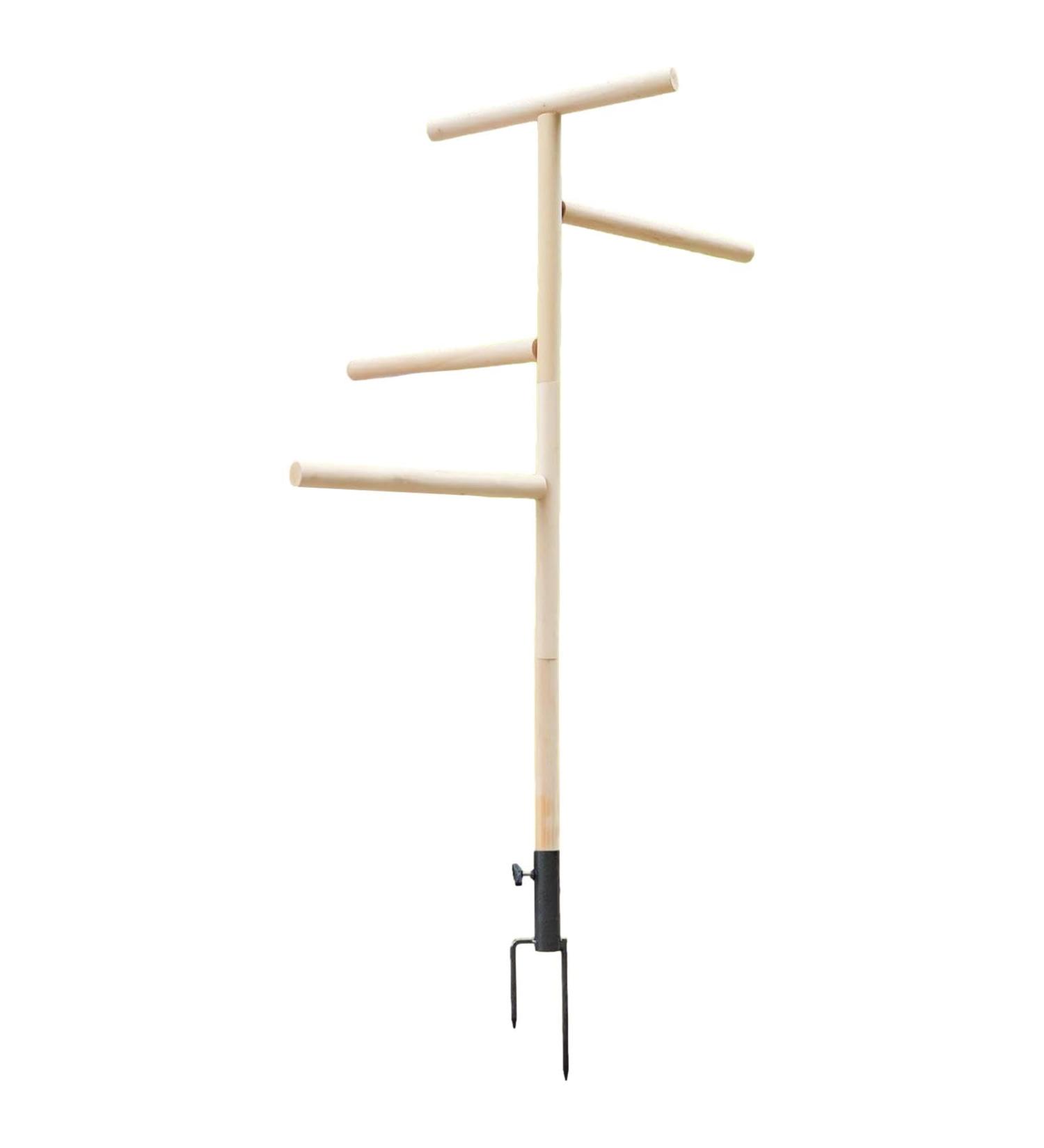 Buy Generic Boden Chicken Rod - Outdoor Poultry Stand & Enrichment Toy for Chickens Parrots & Nymphensitties | Perfect for Playgrounds - Buy Online on GoSupps.com