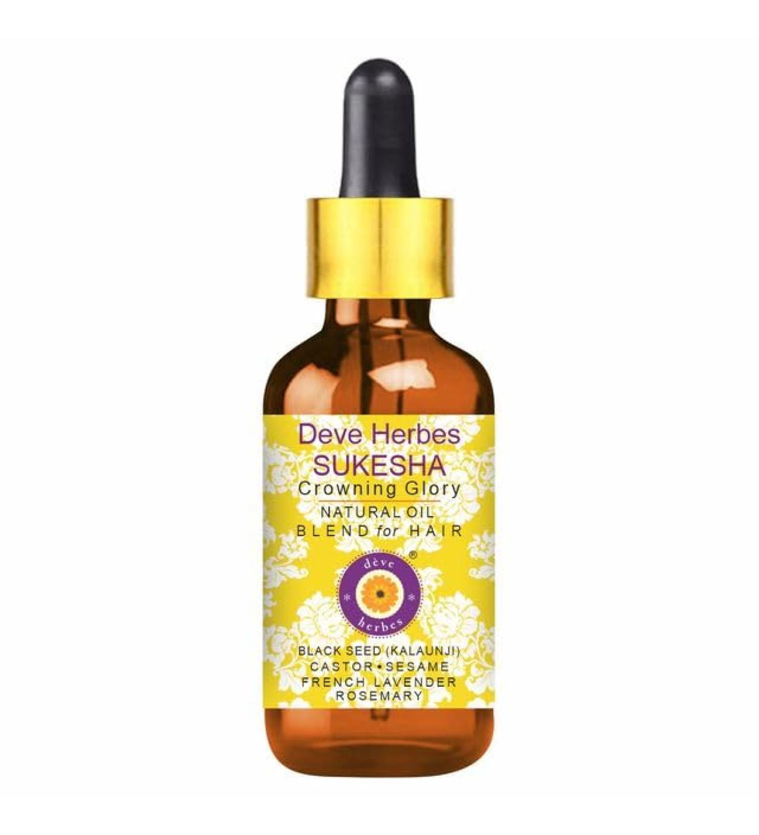 d ve herbes Sukesha - for Healthy Strong and Thick Hair. Rosemary French Lavender Essential Oils in Sesame Castor & Black Seed (Kalaunji) Oil 100ml (3.38 oz) - Buy Online on GoSupps.com
