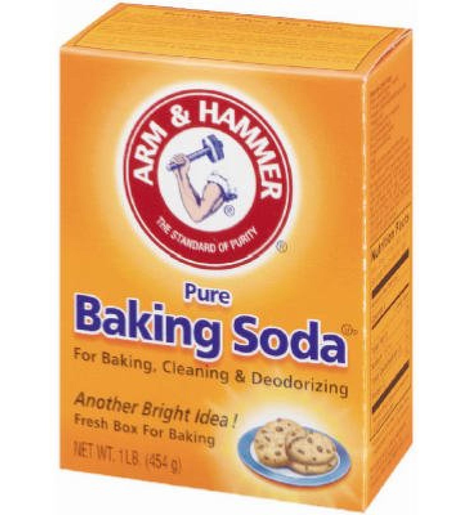 ARM & HAMMER - Pure Baking SODA - 1 LB. Box (454g) - American Imported 1 Pound (Pack of 1)