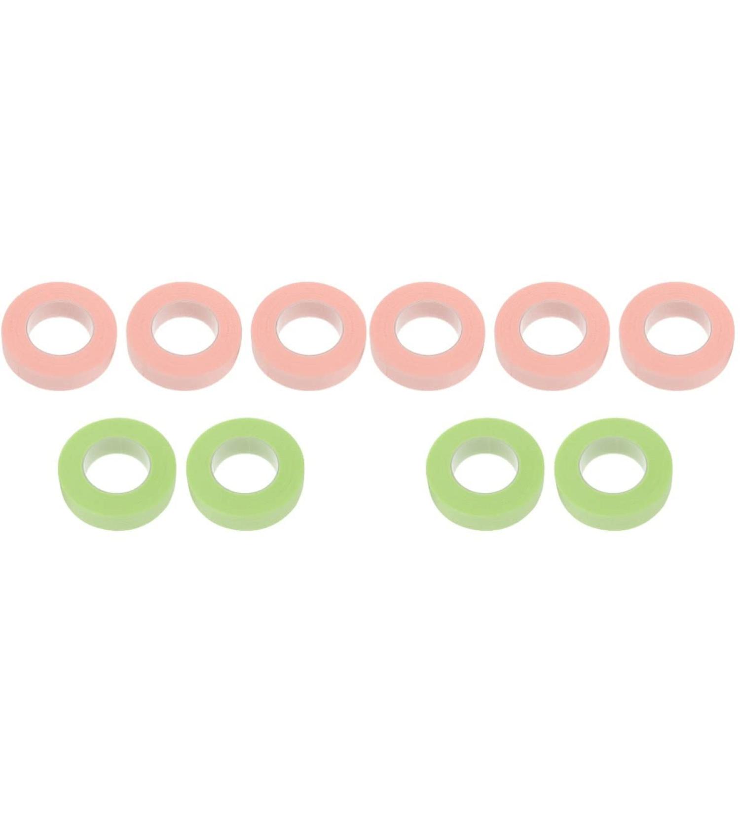 LALAFINA Grafting Eyelash Tape - 10 Rolls Non-Woven Fabric for Eyelash Extensions - Breathable Under Eye Tape & Applicator Tool - International Shipping Available - Buy Online on GoSupps.com
