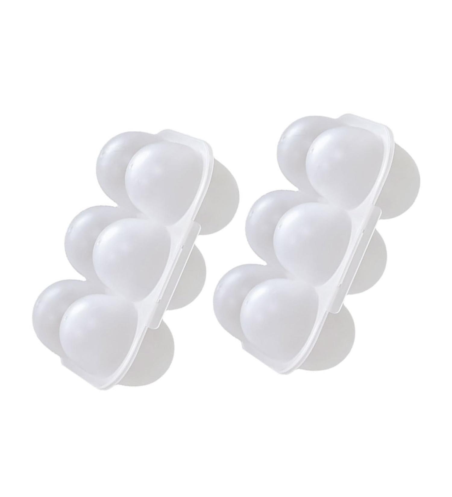 2pcs Portable Egg Box Fridge Large Capacity Egg Holder for Refrigerator Travel Shockproof Trash Can - Buy Online on GoSupps.com