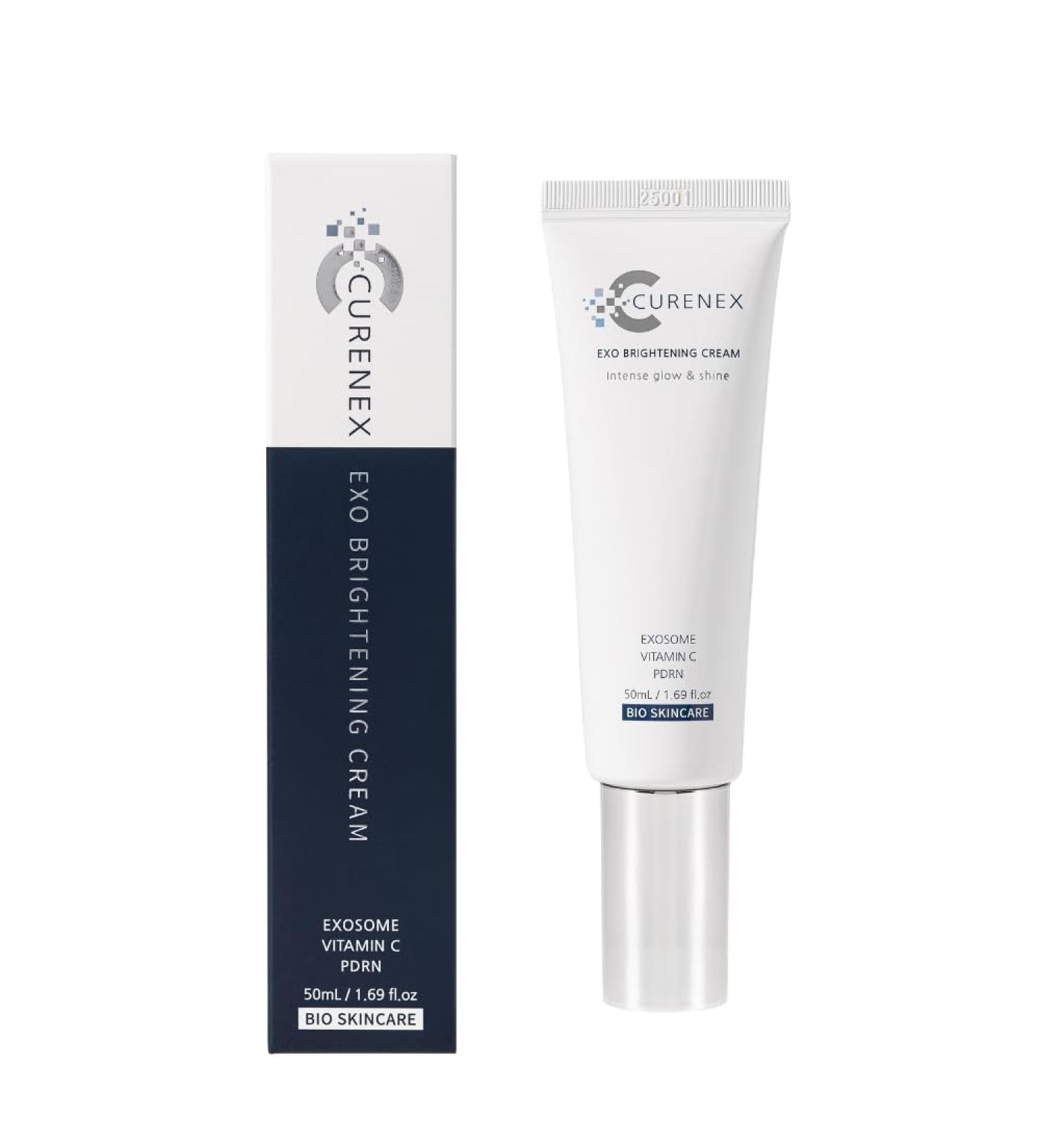 CURENEX Exo Brightening Cream Lightweight Brightening Moisturizer with Exosomes PDRN & Multi-Vitamin C Complex Hydrating Daily Cream for Radiant Healthy-Looking Skin | 1.69 fl.oz. - Buy Online on GoSupps.com