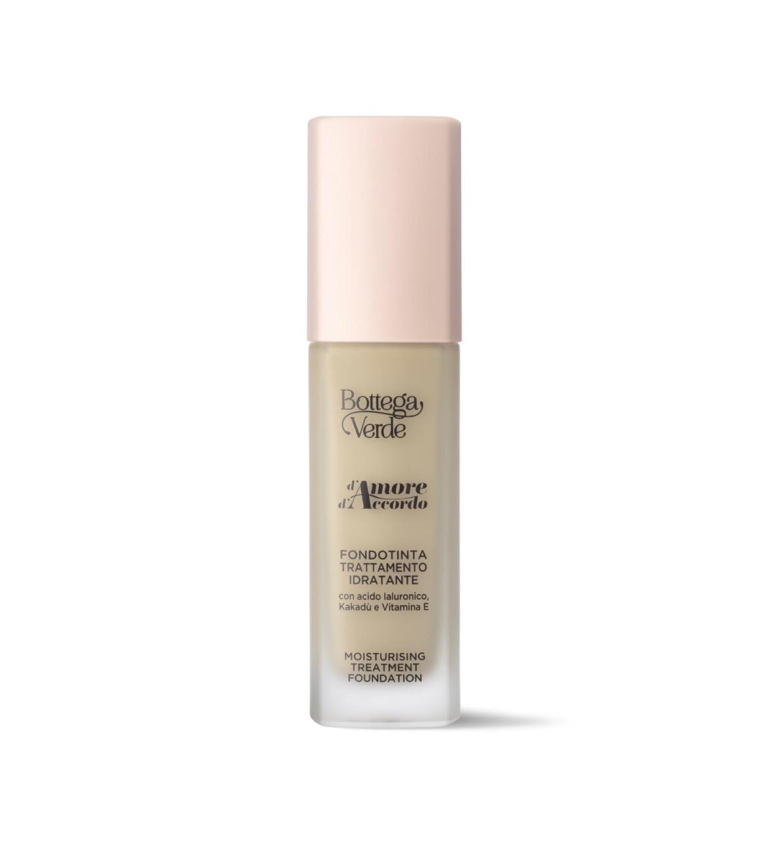 Bottega Verde Bottega Verde - d'Amour d'Accord - 12-hour moisturizing foundation with a blend of hyaluronic acid kakadu and vitamin E (30 ml) - cream