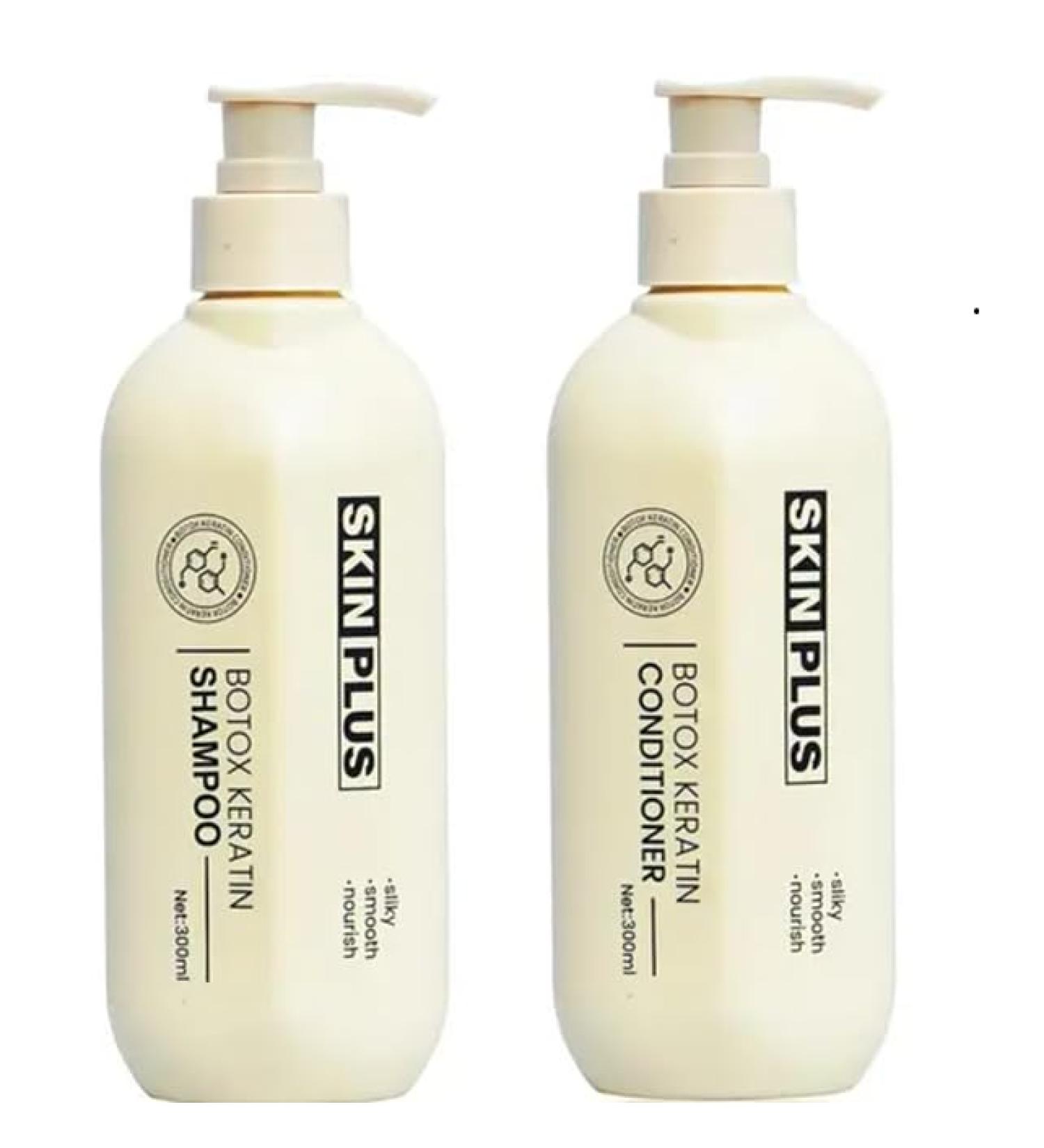 PLUS Botox Keratin Daily Care Shampoo and Conditioner 300+300ml