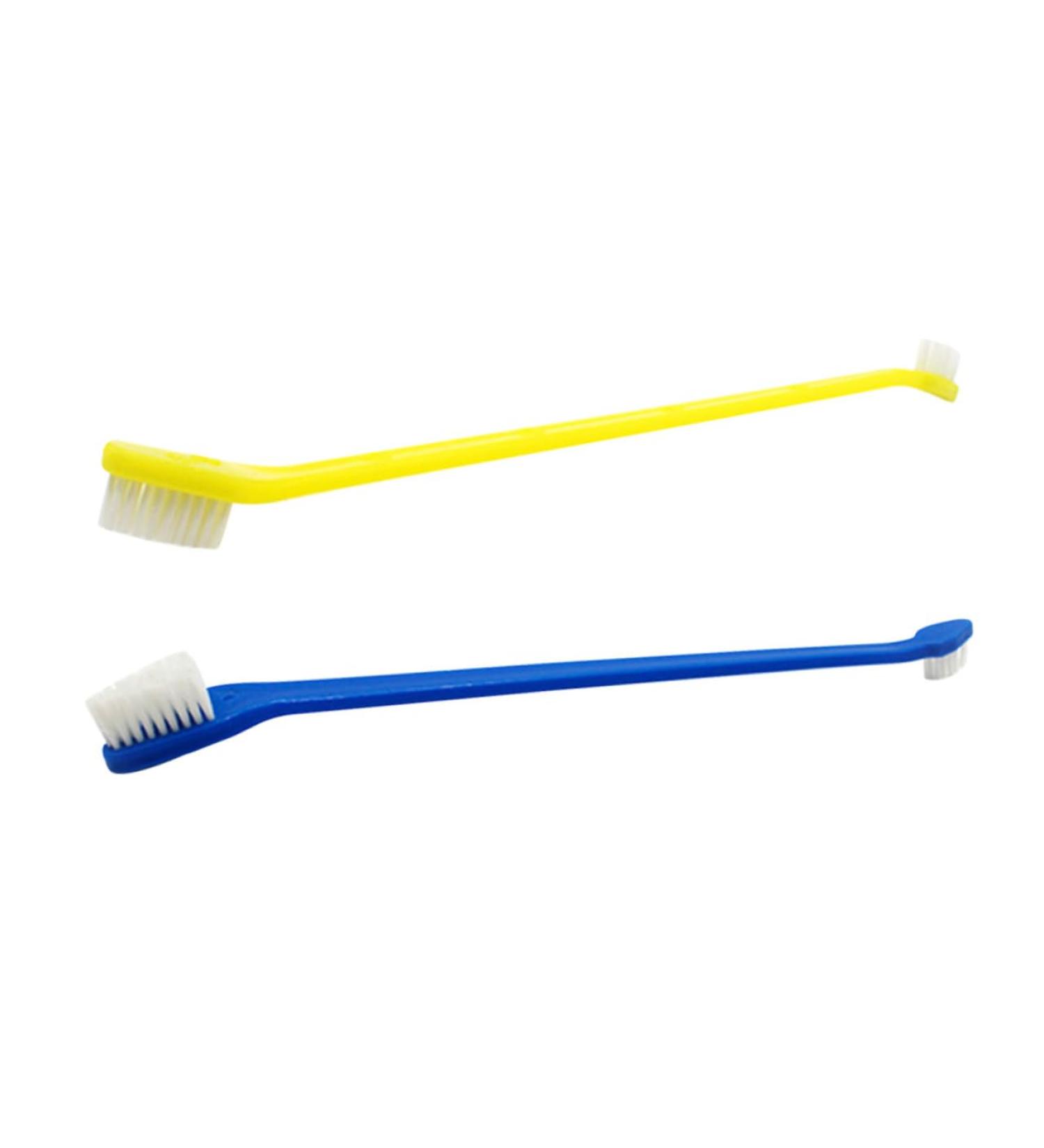 DOITOOL 2pcs Toothbrushes Pet Toothbrush Dog Teeth Cleaning Pet Grooming Dog Toothbrush Toothpaste The Dog - Buy Online on GoSupps.com
