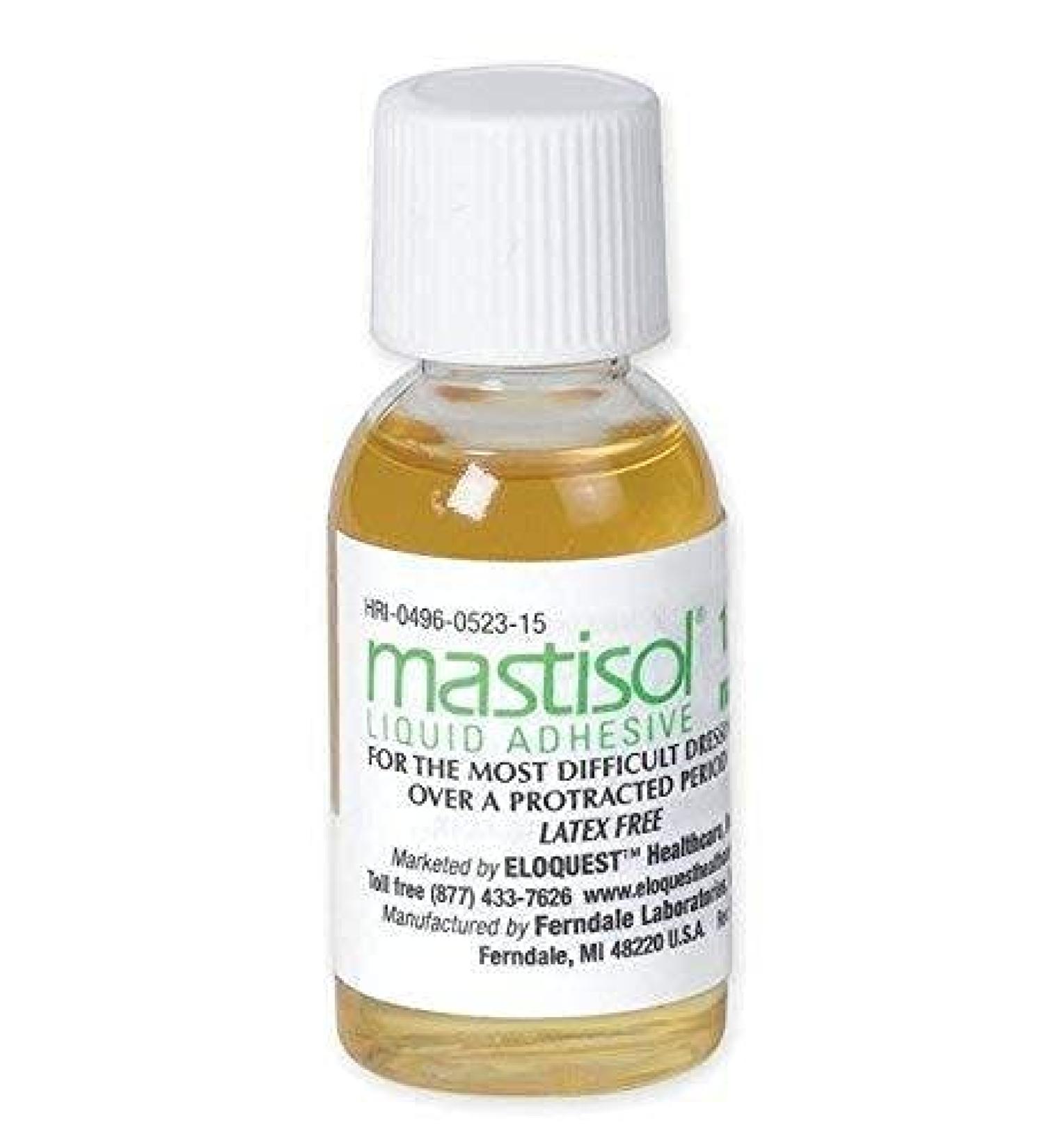Ferndale Mastisol Liquid Adhesive in 15 mL Bottle, Unit Dose, Latex Free, Each Ferndale Model: 0496-0523-15