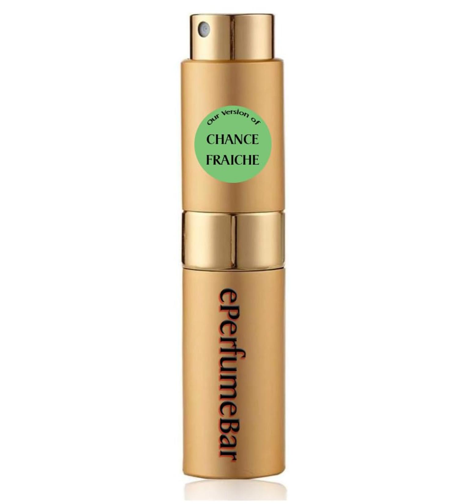 ePerfumeBar Impression of CHANCE FRAICHE Replica Version Fragrance Dupes Concentrated Long Lasting Eau de Parfum Spray Refillable Atomizer Bottle 0.34 Fl Oz/10ml - Buy Online on GoSupps.com