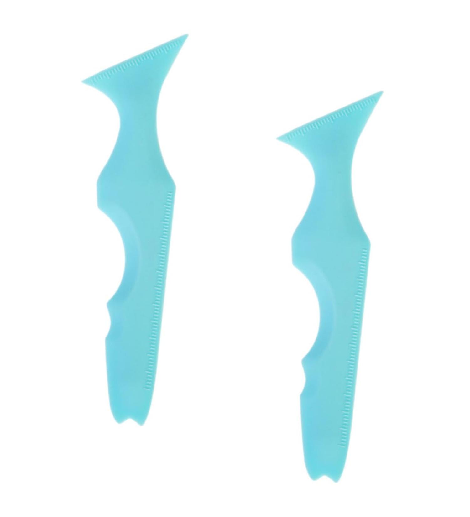 2pcs Multi-Function Shield Eyeliner Applicator Eyelash Lash Guide Aid Beauty Ruler Stencil - Buy Online on GoSupps.com