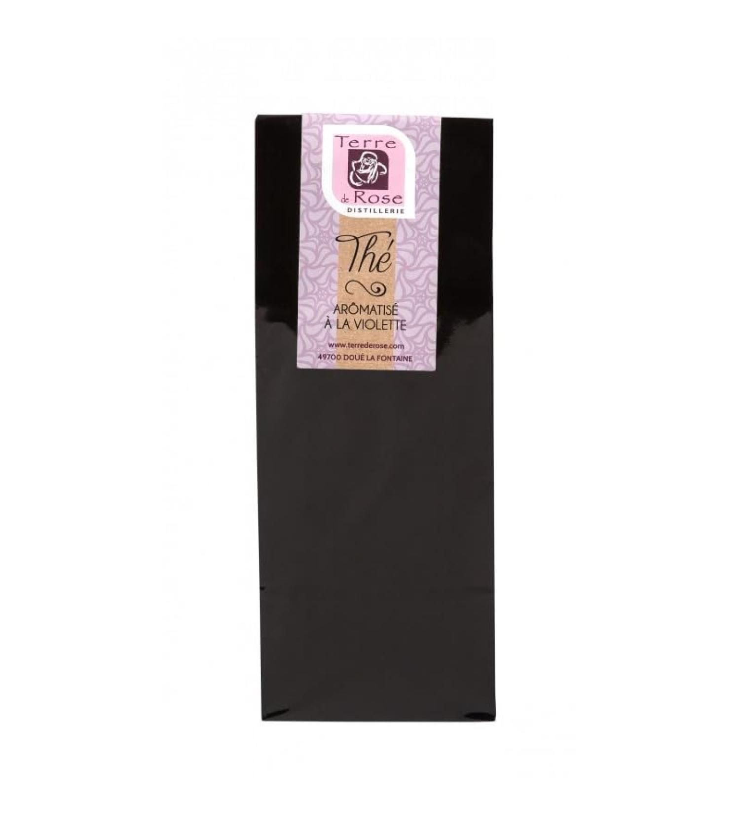 TERRE DE ROSE - Purple tea 100g - French artisanal products - made in France - effect and taste guaranteed - violet products - Buy Online on GoSupps.com